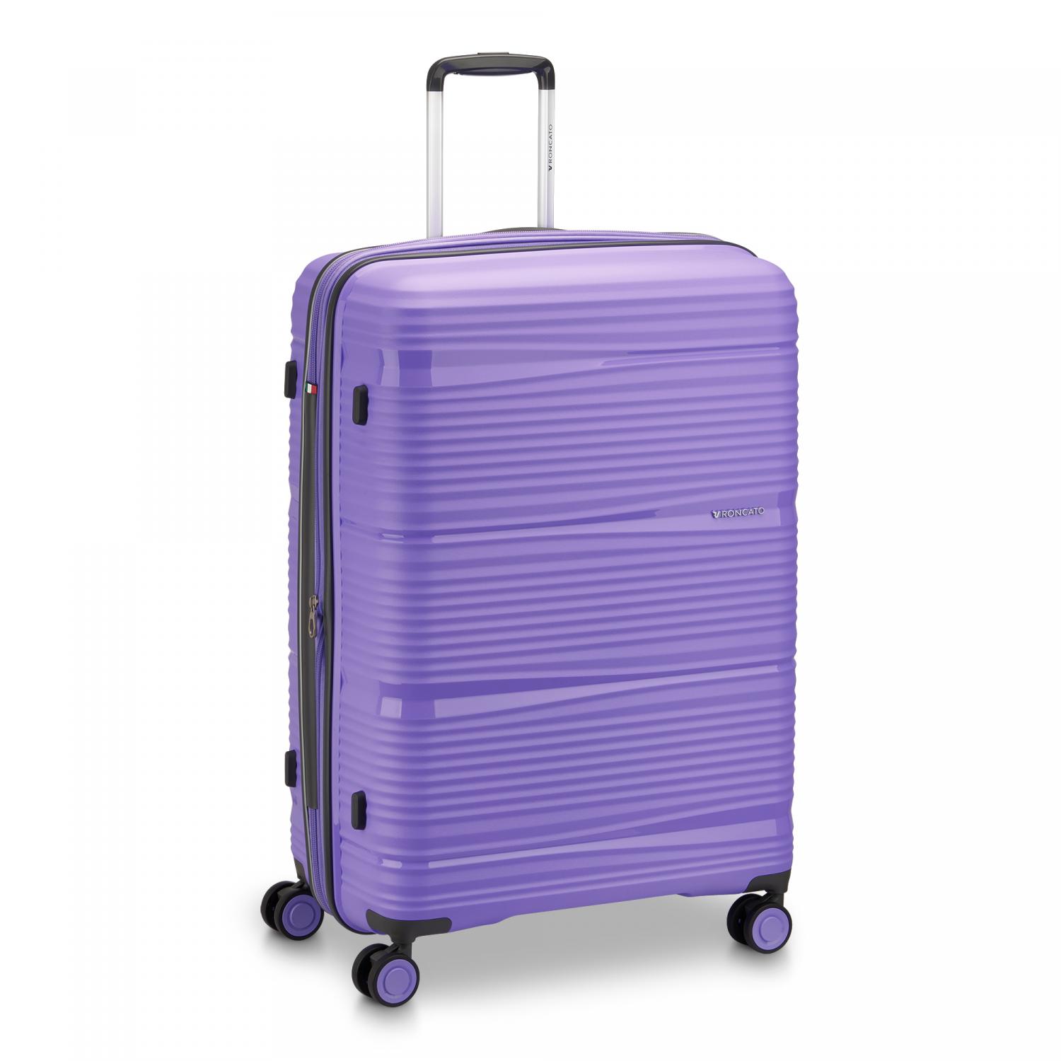 Roncato R-lite Trolley Grande 75 Cm Espandibile - Lavanda