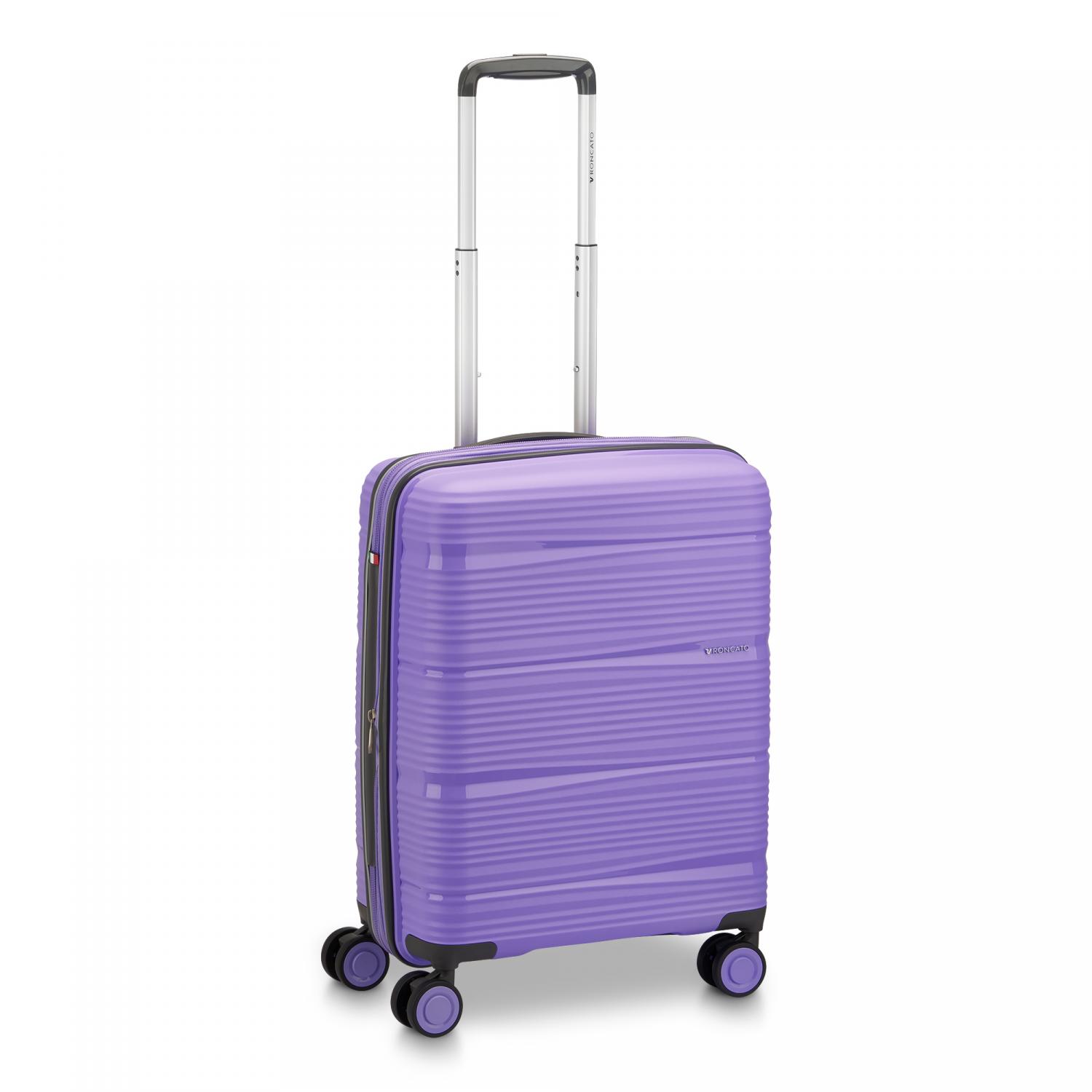 Roncato R-lite Trolley Bagaglio A Mano 55x40x20/23 Cm Espandibile - Lavanda