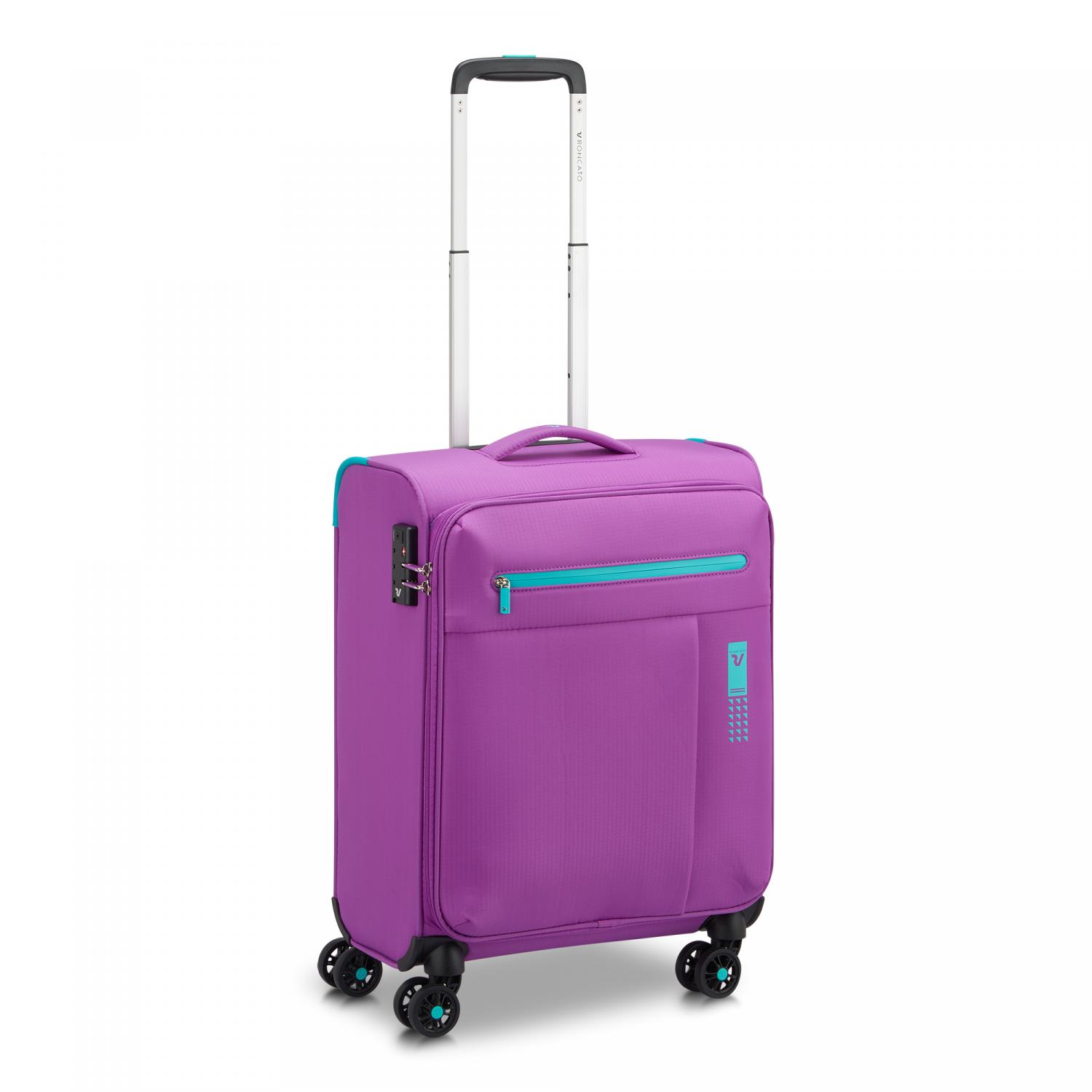 Roncato Lite Soft Trolley Bagaglio A Mano 55x40x20 Cm - Orchidea