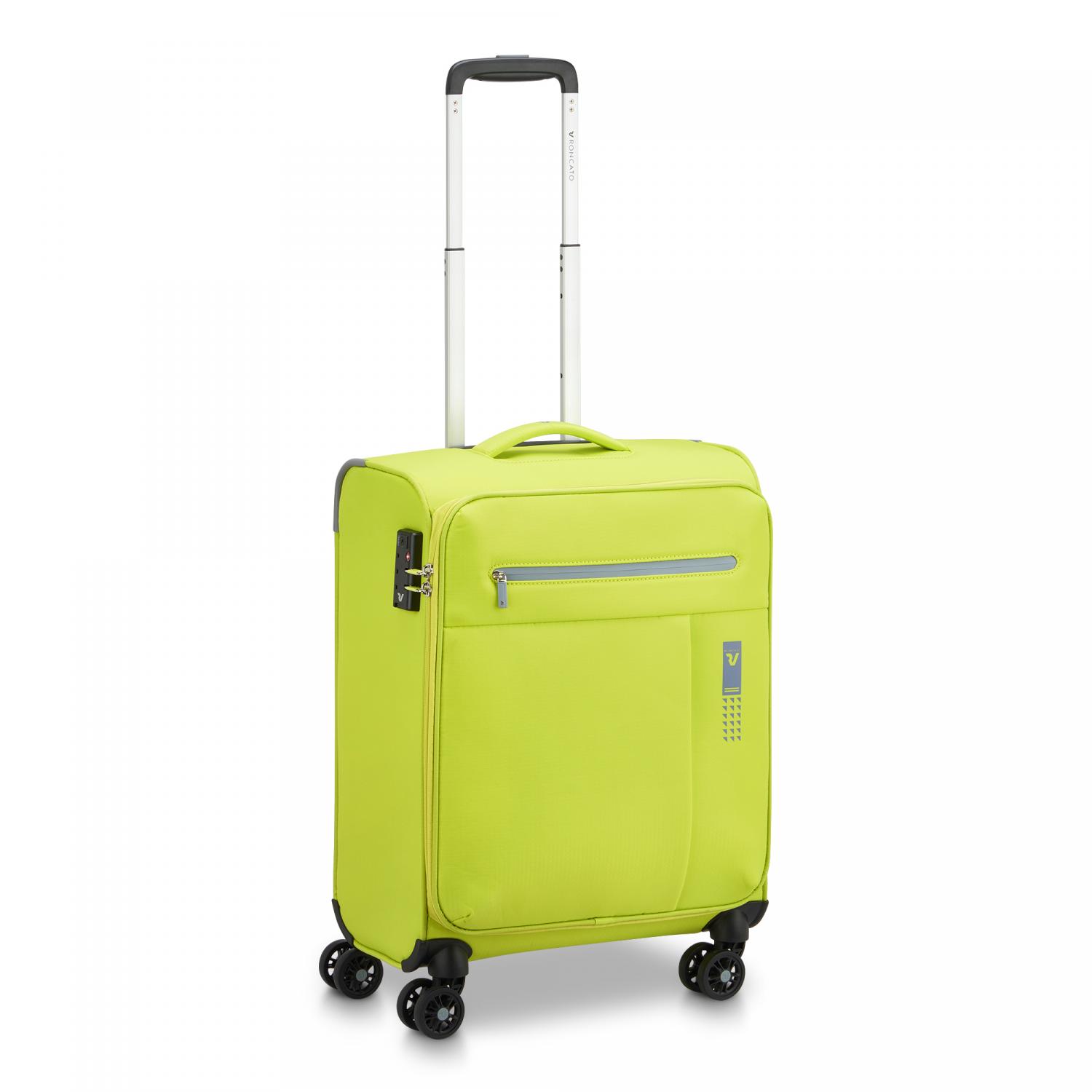 Roncato Lite Soft Trolley Bagaglio A Mano 55x40x20 Cm - Cyber Lime