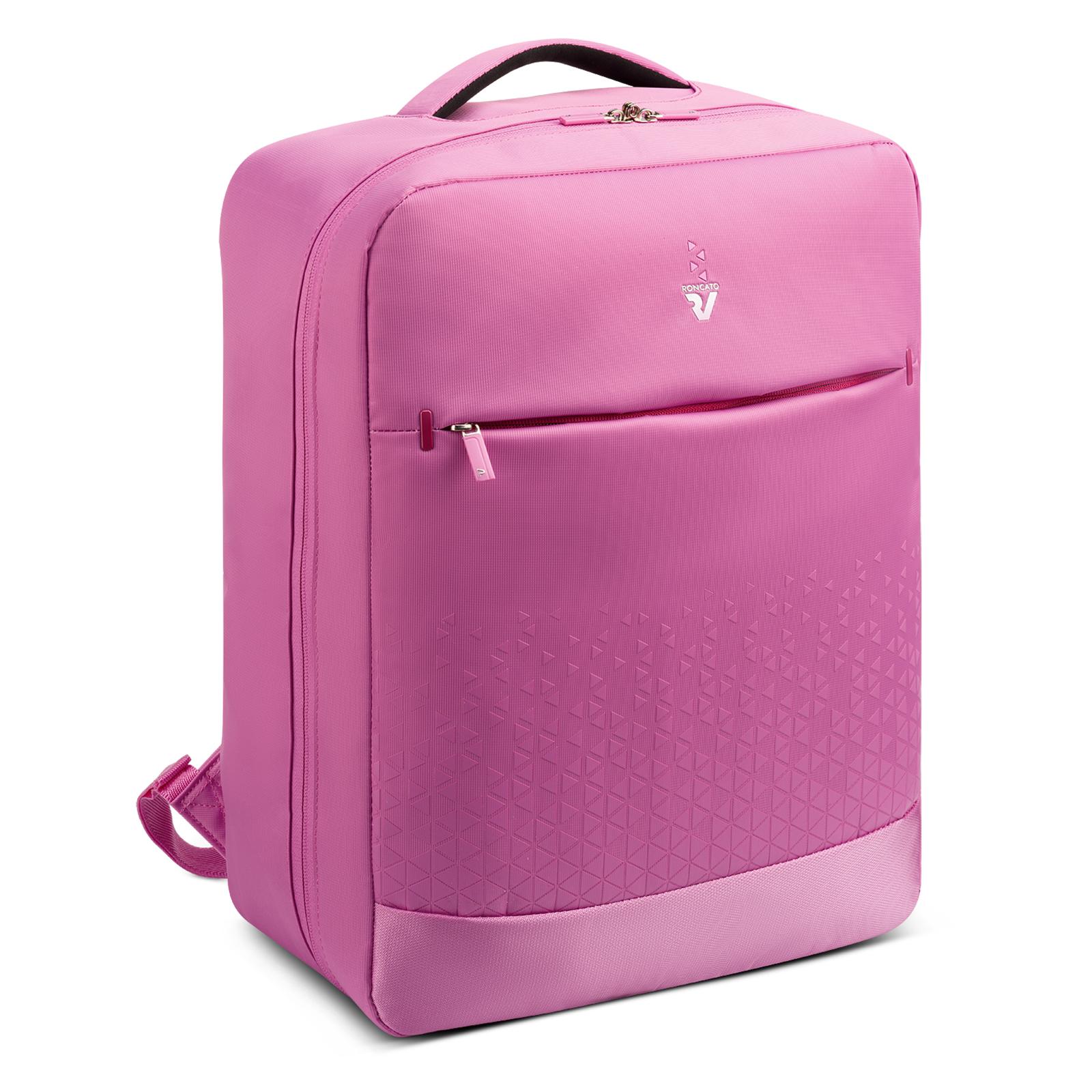 【新品】A VACATION TINY PINK Travel Backpack Crosslite Cm. 45x36x20 Pink | RV Roncato IE
