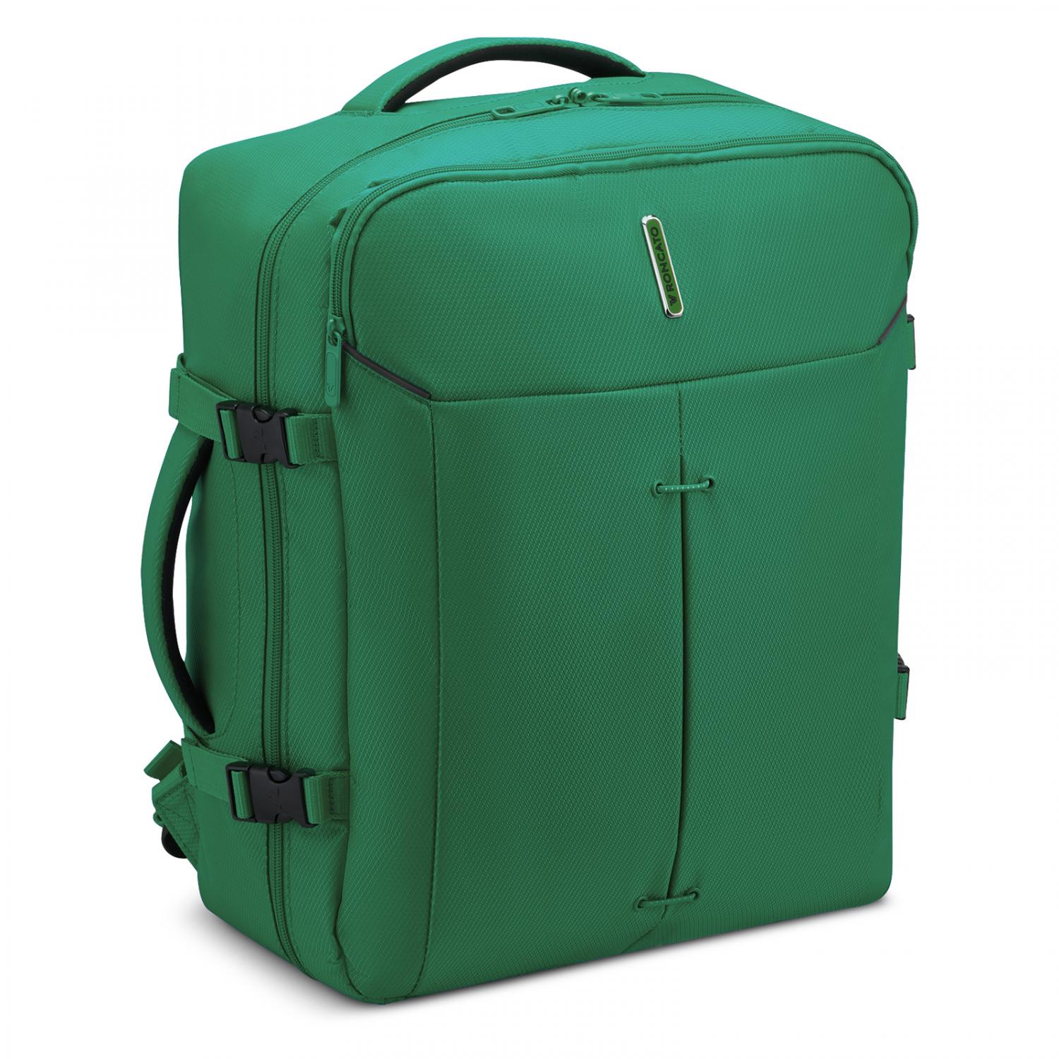 IRONIK 2.0 Easyjet Zaino da viaggio 45x36x20 cm - Verde  Brillante