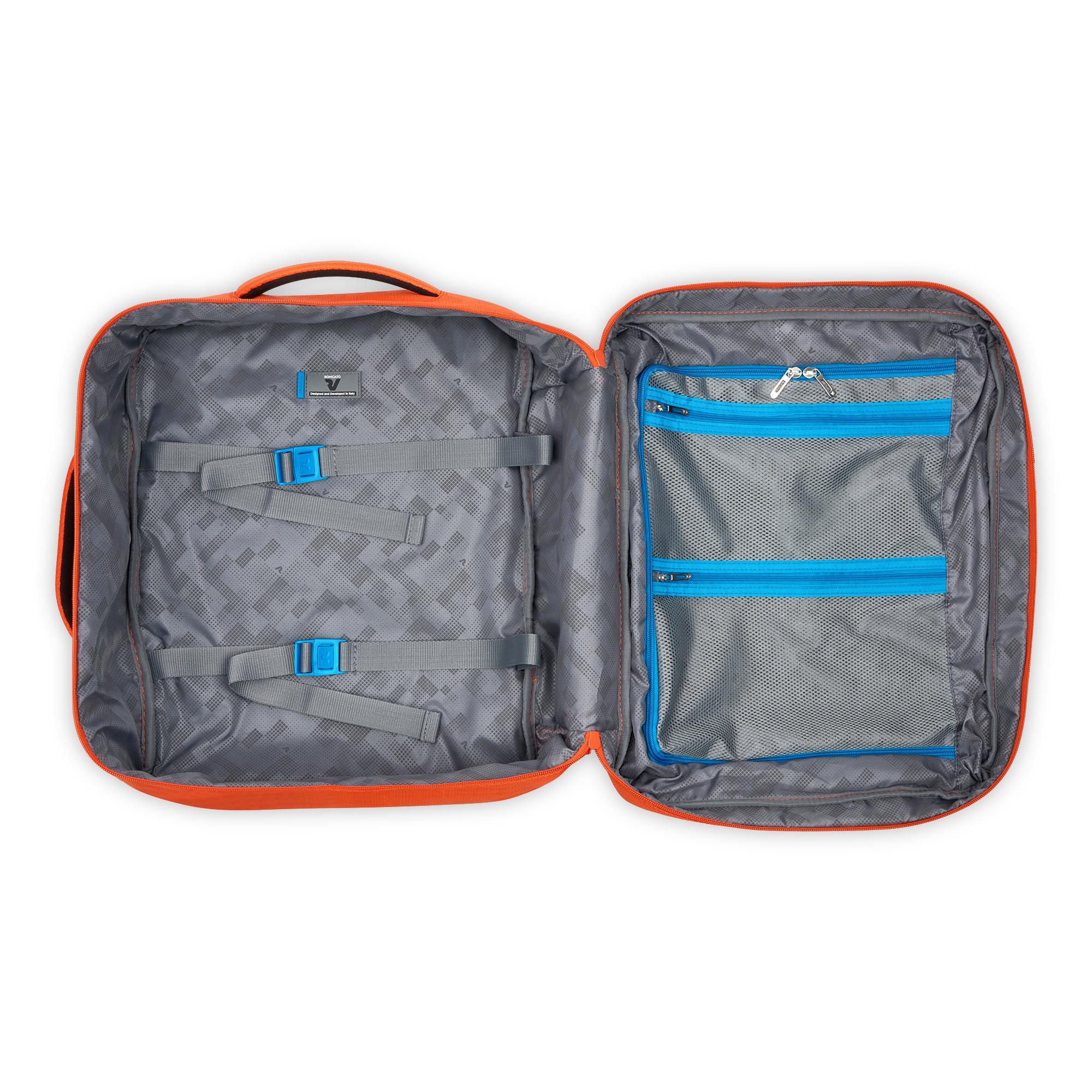 IRONIK 2.0 Easyjet Mochila viaje 45x36x20 cm - Naranja Brillante