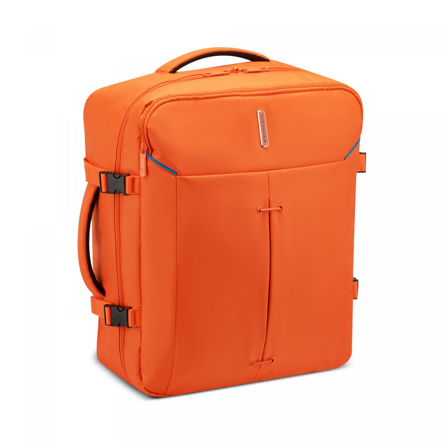 Roncato Ironik 2.0 Easyjet Zaino Da Viaggio 45x36x20 Cm - Arancione Brillante