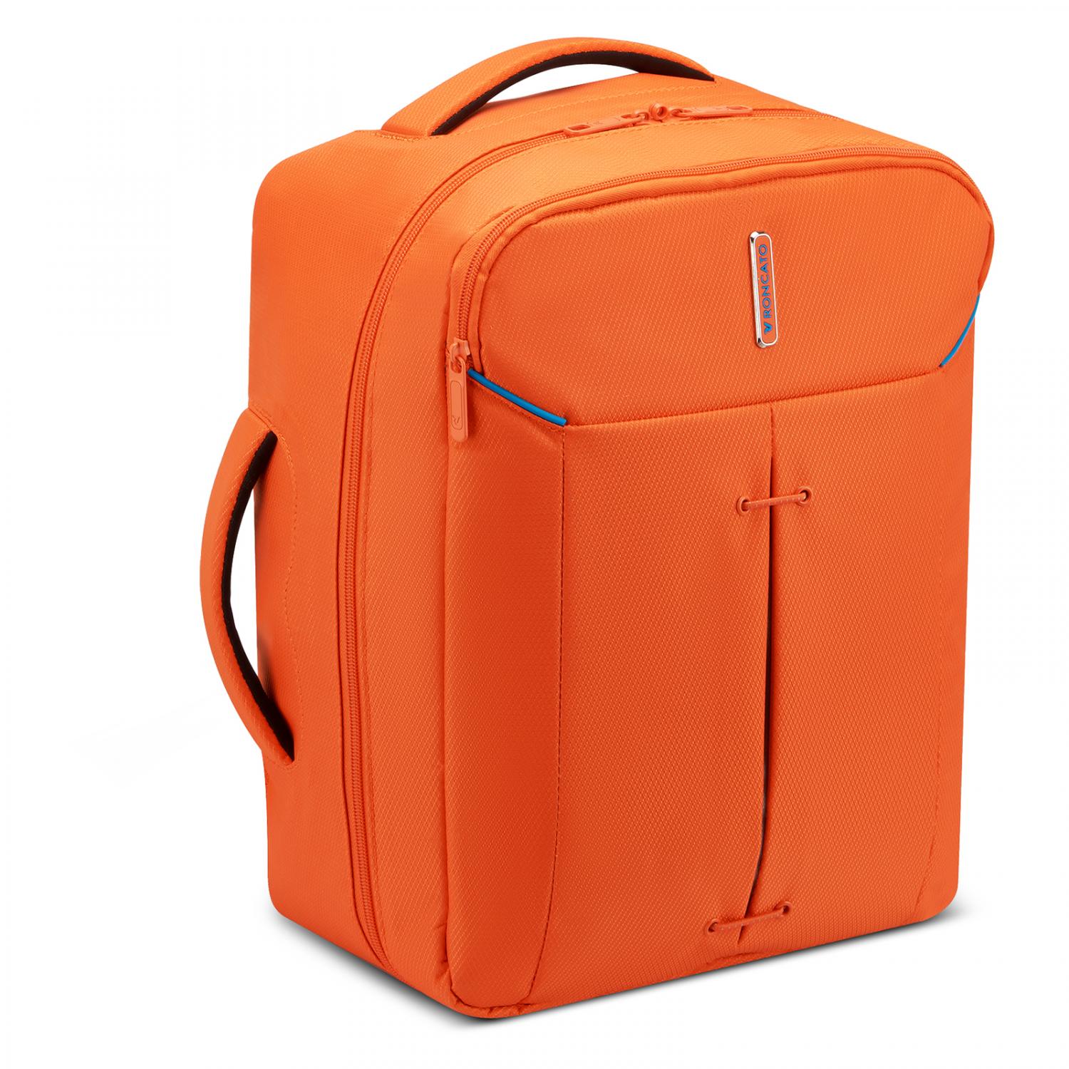 IRONIK 2.0 Vueling Mochila viaje para portátil 15.6 -  40x20x30 cm - Naranja Brillante