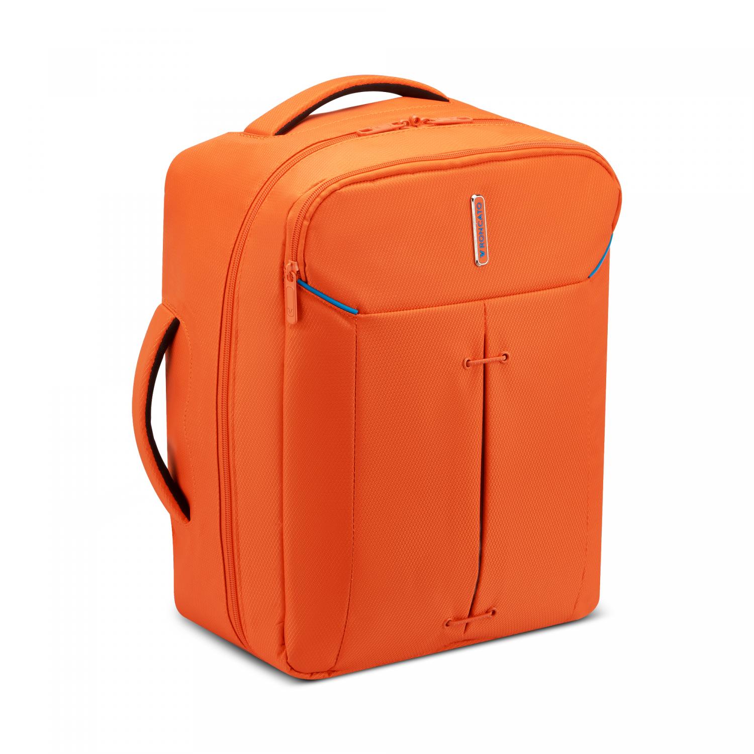 Roncato Ironik 2.0 Vueling Zaino Da Viaggio Porta Pc 15.6 - 40x20x30 Cm - Arancione Brillante