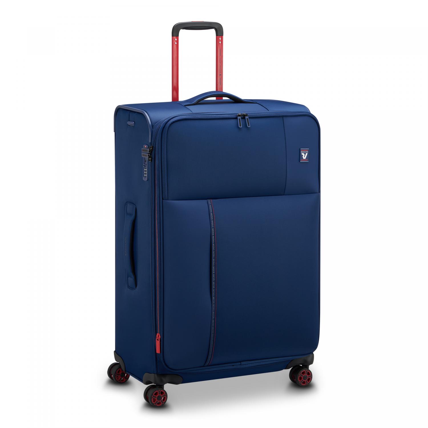 Roncato Move Trolley Grande 77 Cm Espandibile - Blu Oltremare
