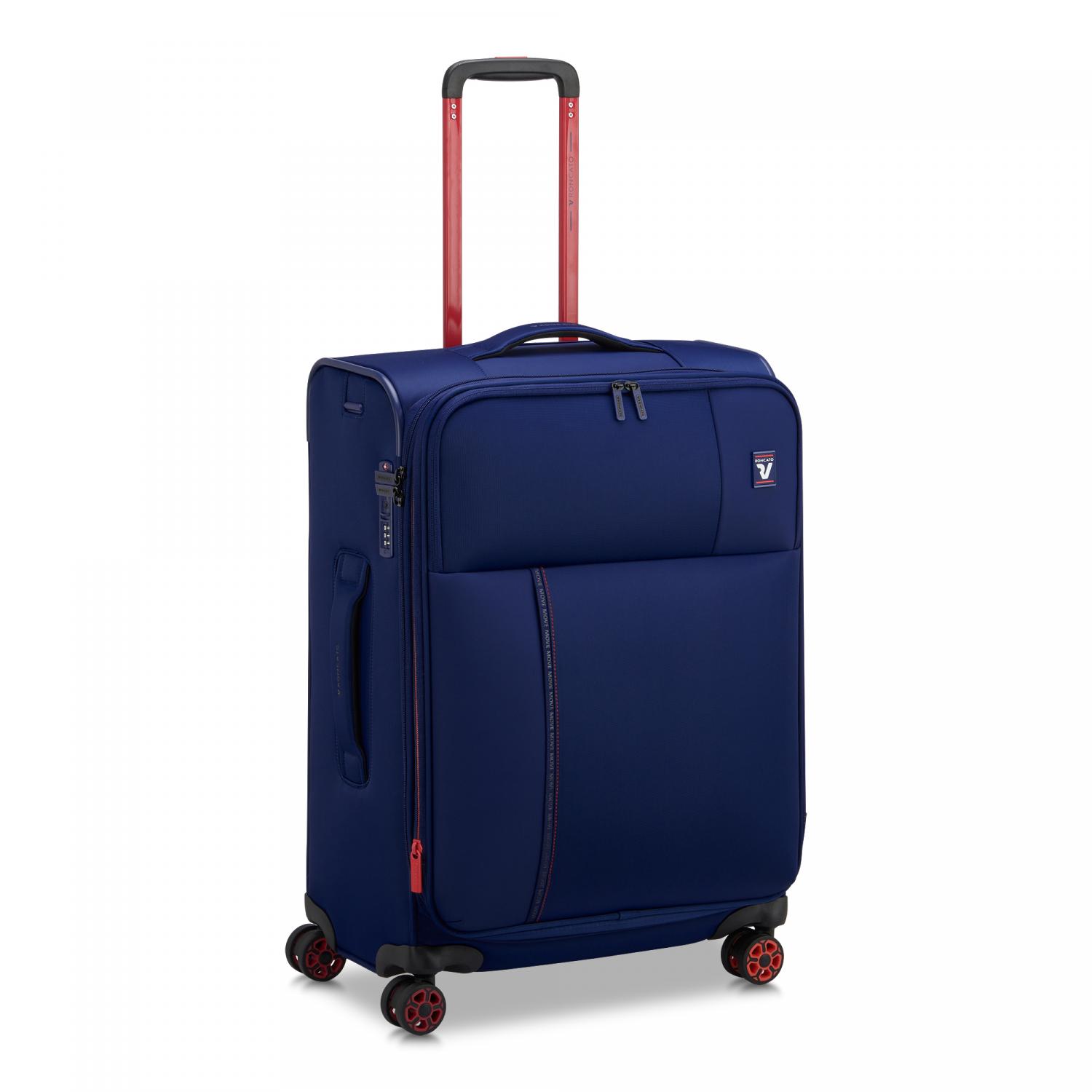 Roncato Move Trolley Medio 64 Cm Espandibile - Blu Oltremare