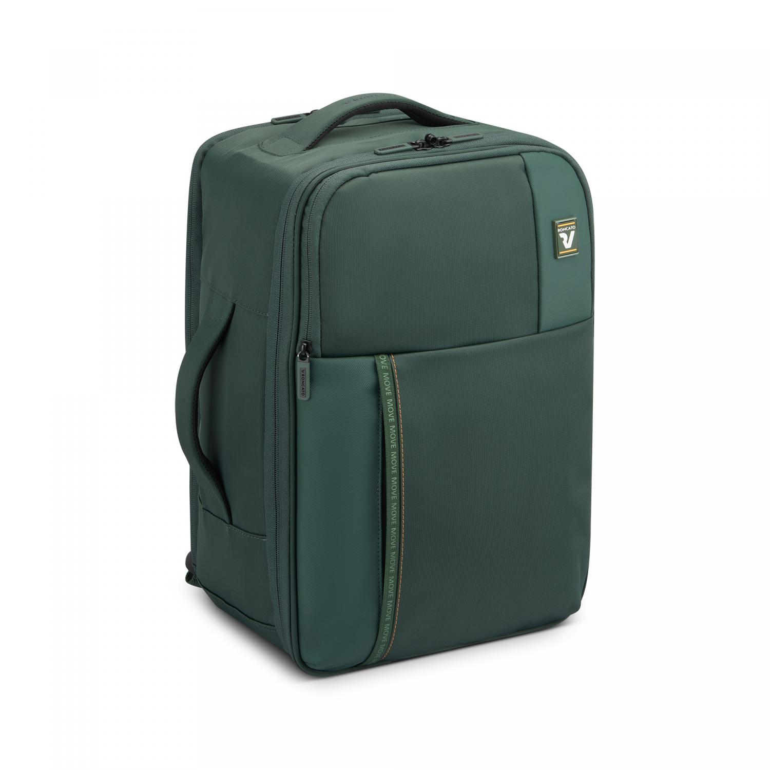 Roncato Move Ryanair Zaino Da Viaggio Porta Pc 14 - 40x25x20 Cm - Verde Mimetico