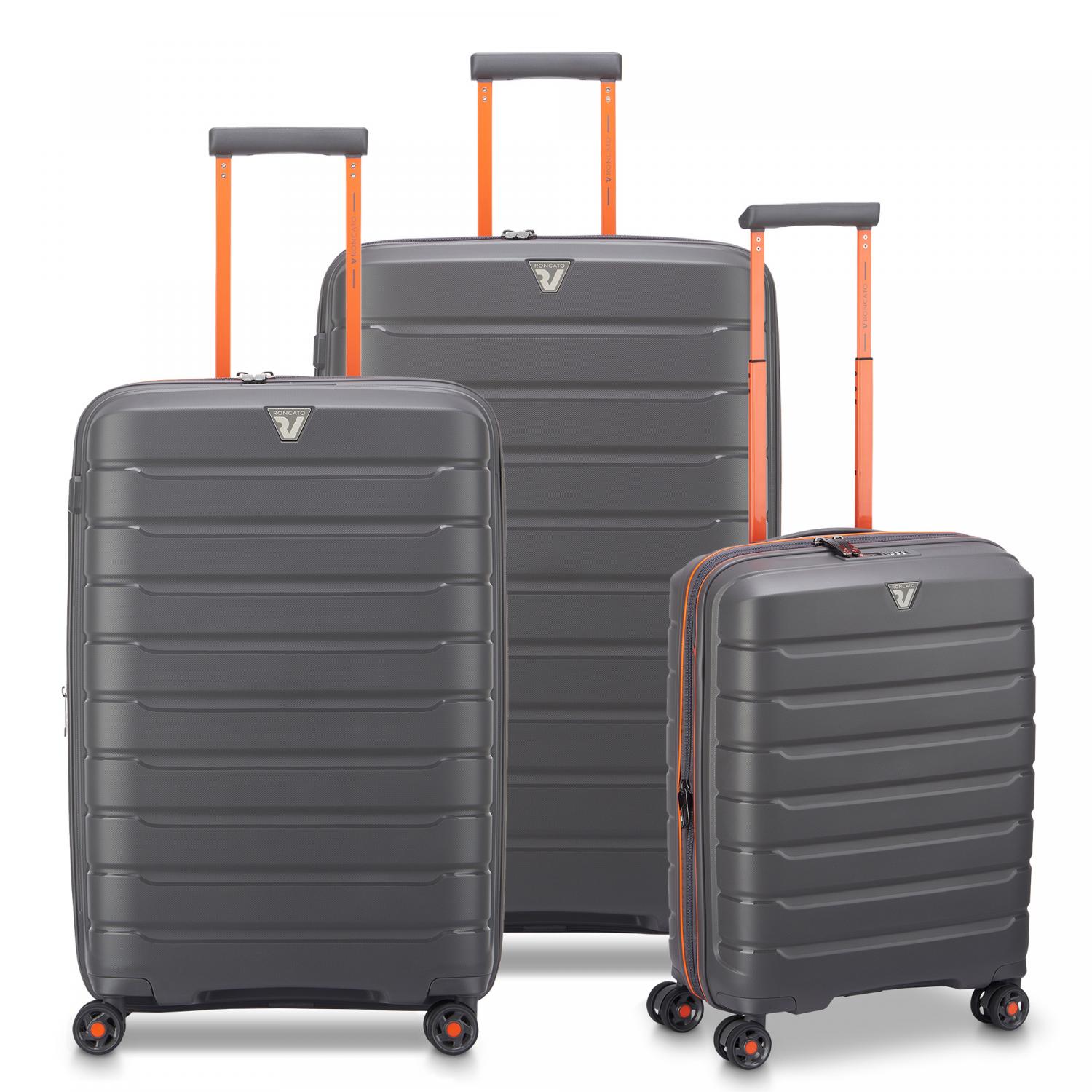 Roncato B-flying Move Set Valigie (grande, Medio, Cabina) - Grafite