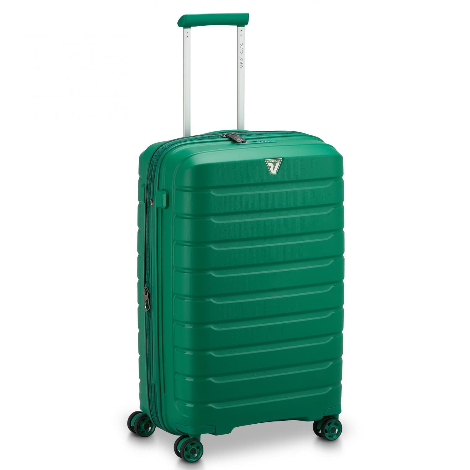 B-FLYING Trolley medio 68 cm Espandibile - Verde  Brillante