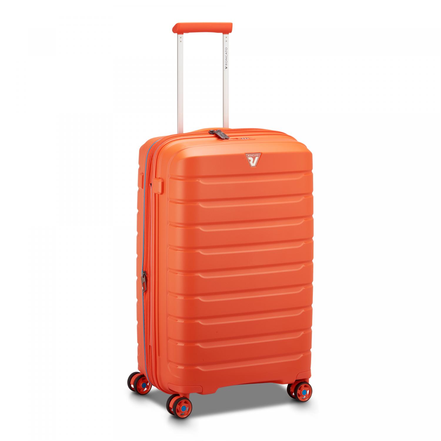 B-FLYING Valise moyenne 68 cm Extensible - Orange brillante