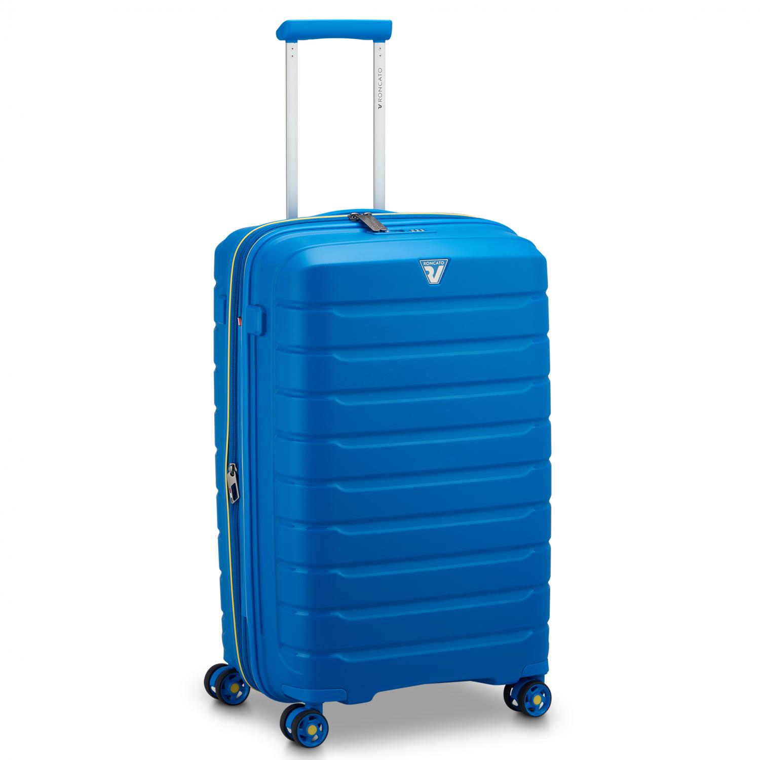 B-FLYING Valise moyenne 68 cm Extensible - Bleu cobalt