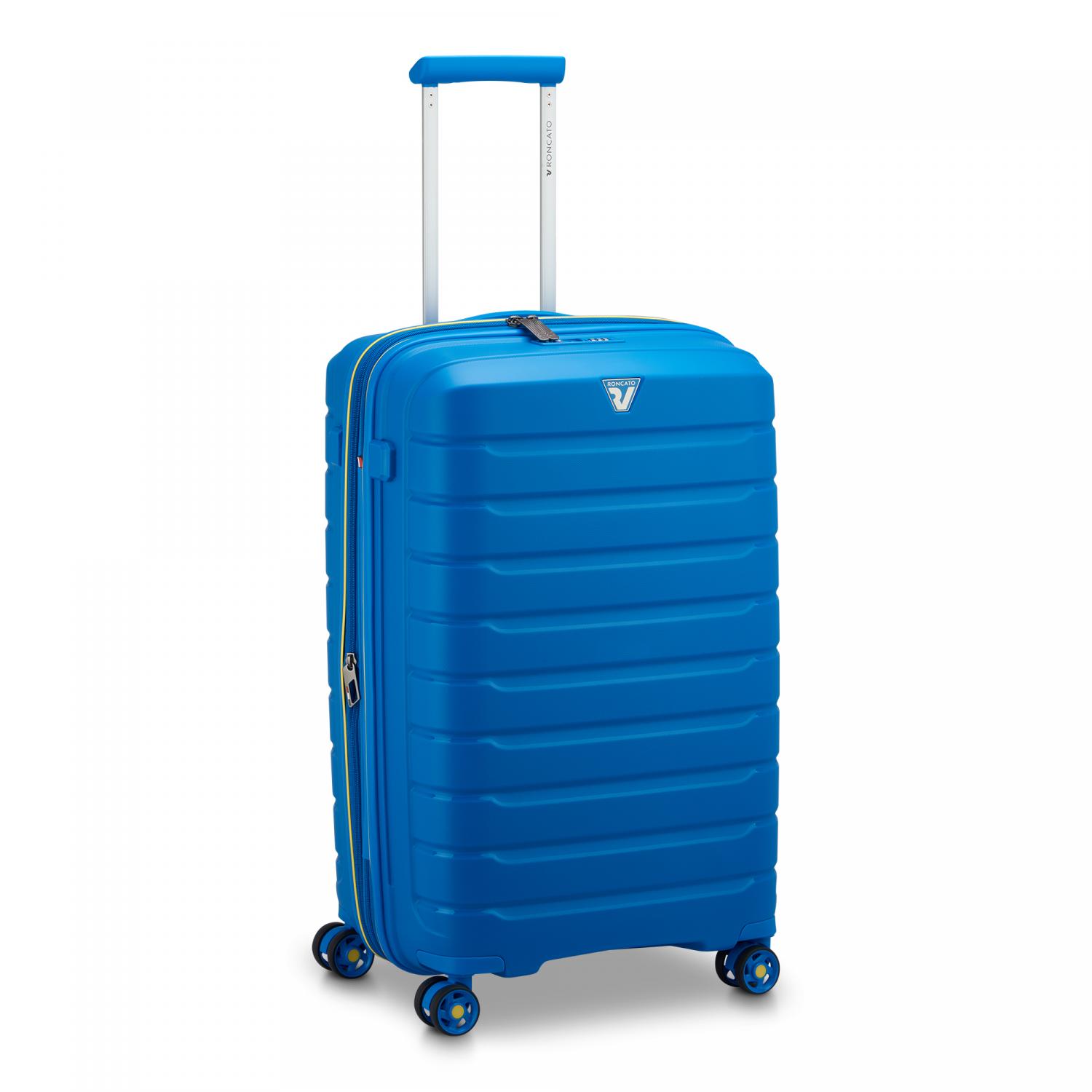 Roncato B-flying Trolley Medio 68 Cm Espandibile - Blu Cobalto