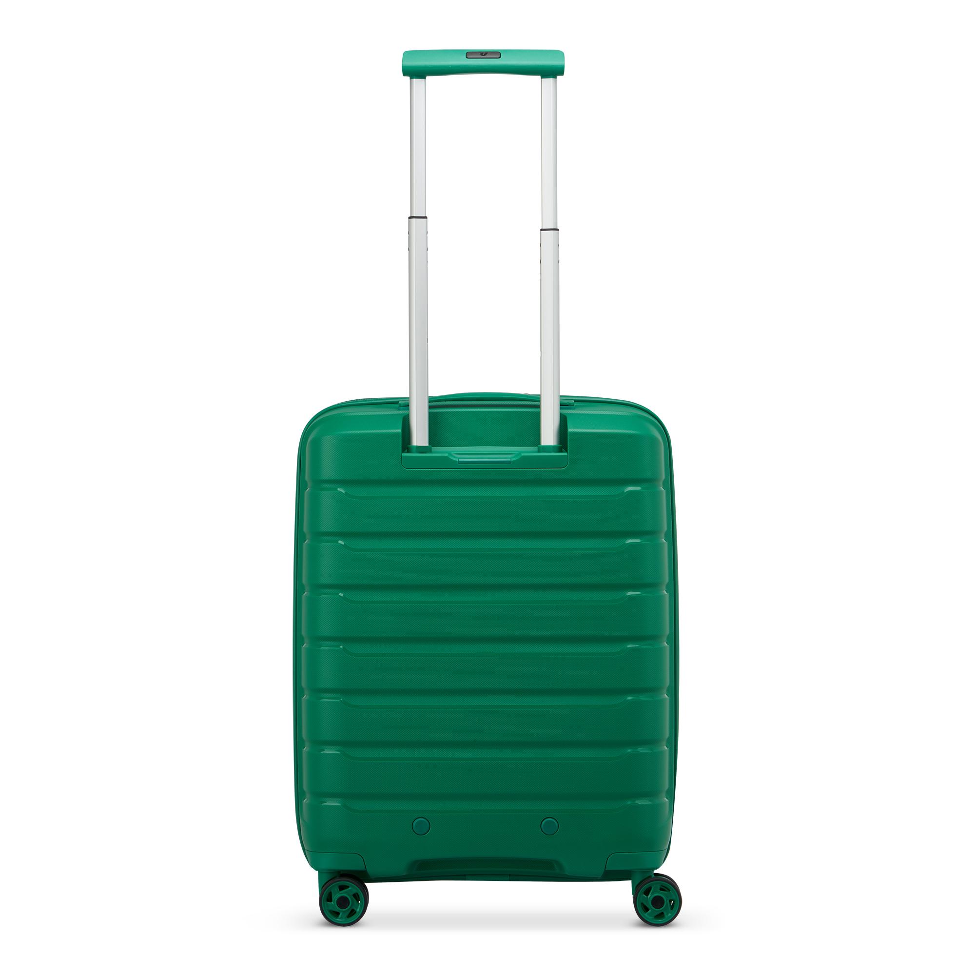 B-FLYING Trolley bagaglio a mano 55x40x20/25 cm Espandibile - Verde Brillante