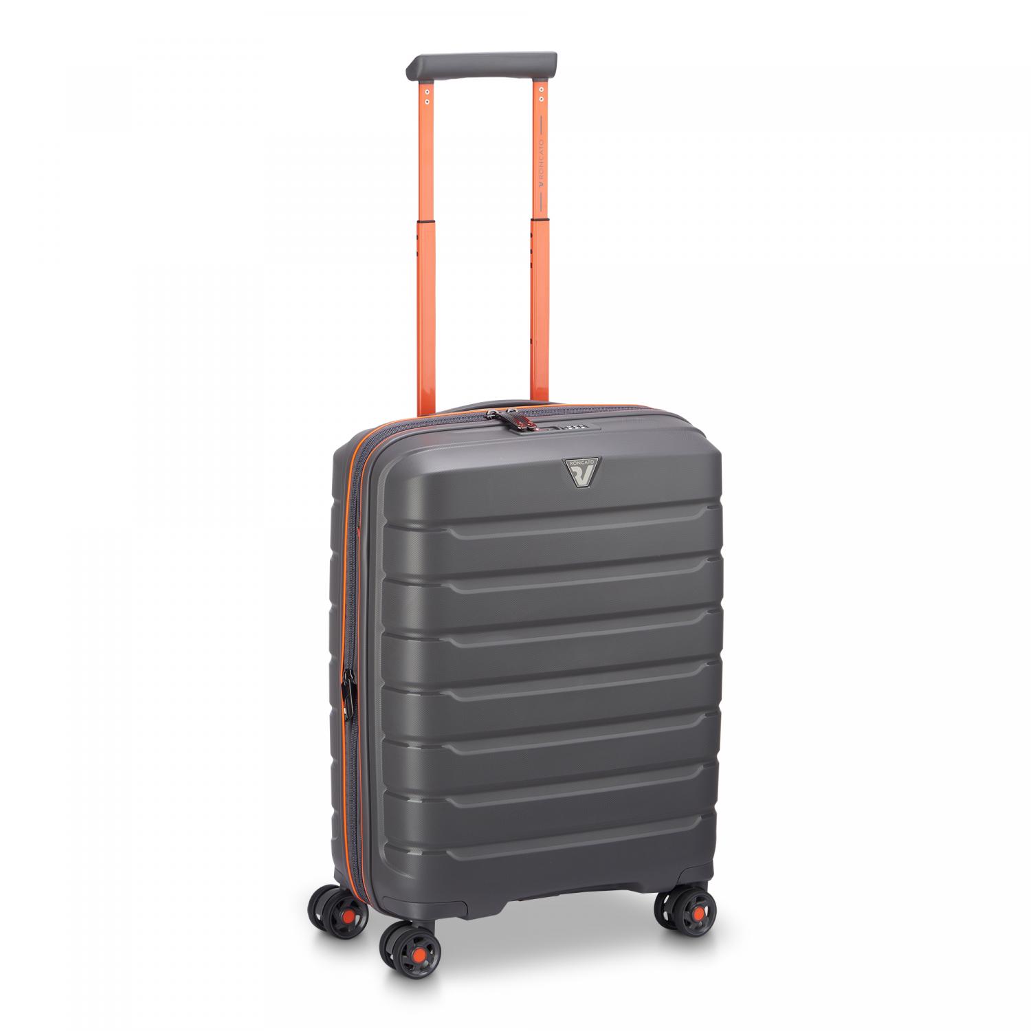 Roncato B-flying Move Trolley Bagaglio A Mano 55x40x20/25 Cm Espandibile - Grafite