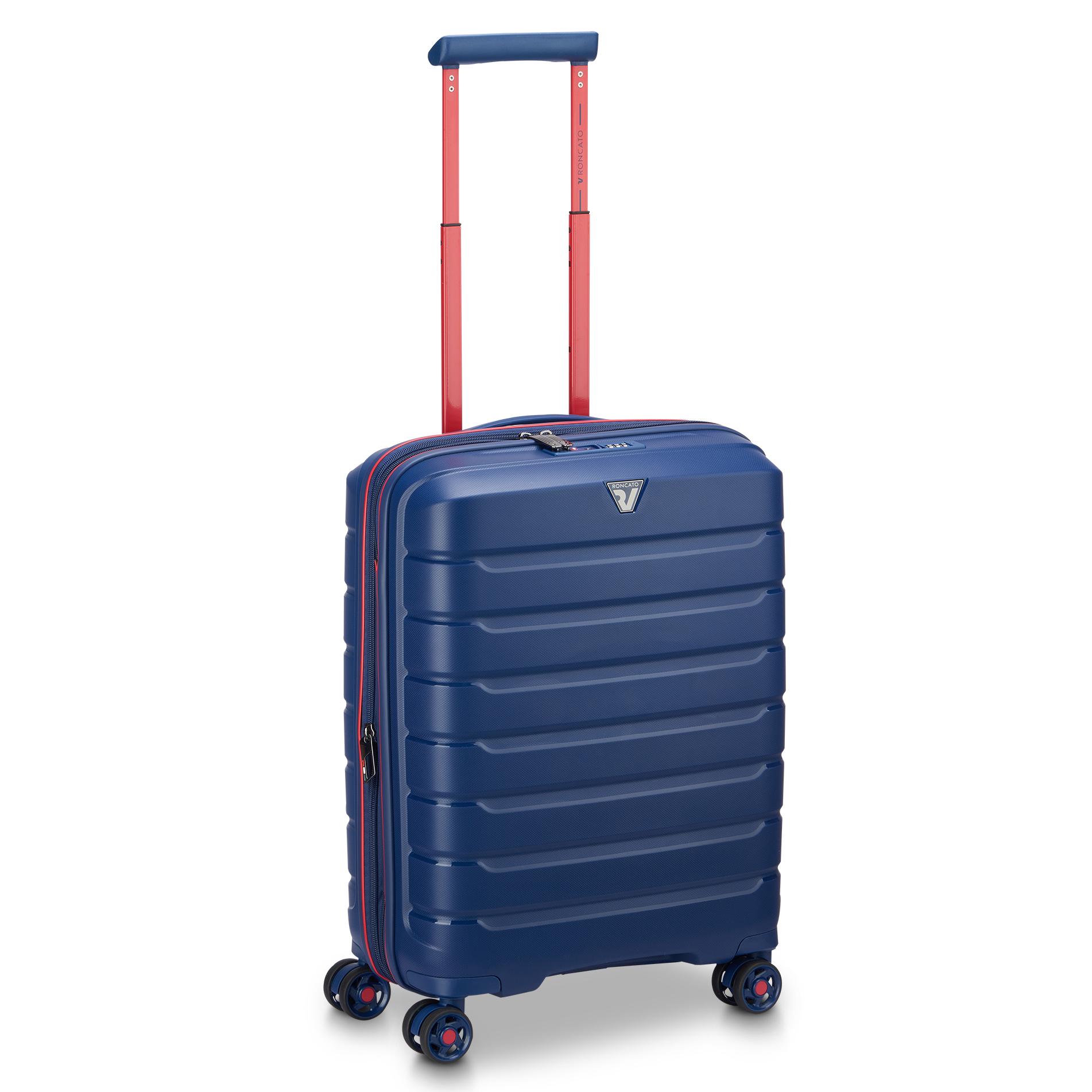 B-FLYING MOVE Trolley bagaglio a mano 55x40x20/25 cm Espandibile - Blu Oltremare