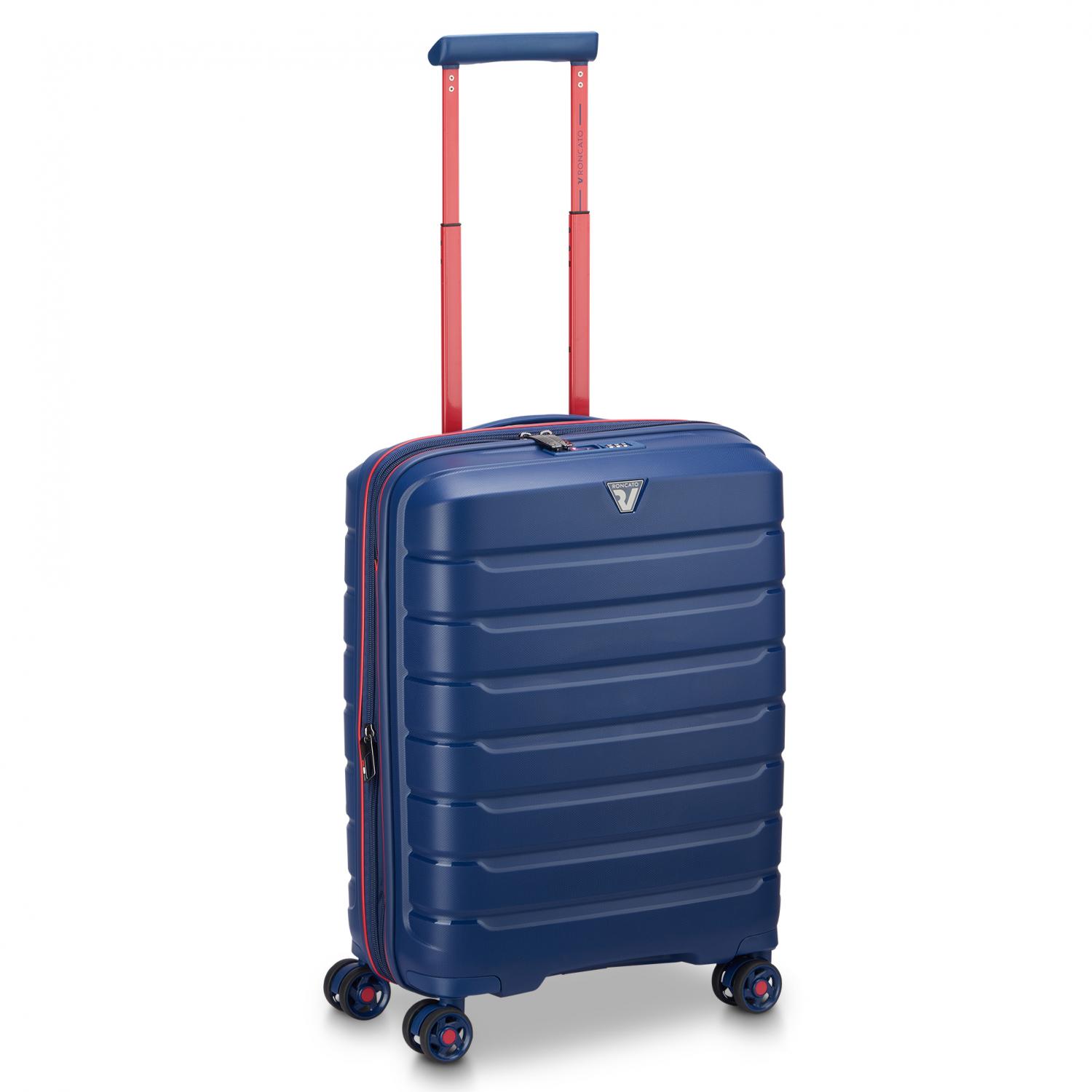B-FLYING MOVE Trolley bagaglio a mano 55x40x20/25 cm Espandibile - Blu Oltremare
