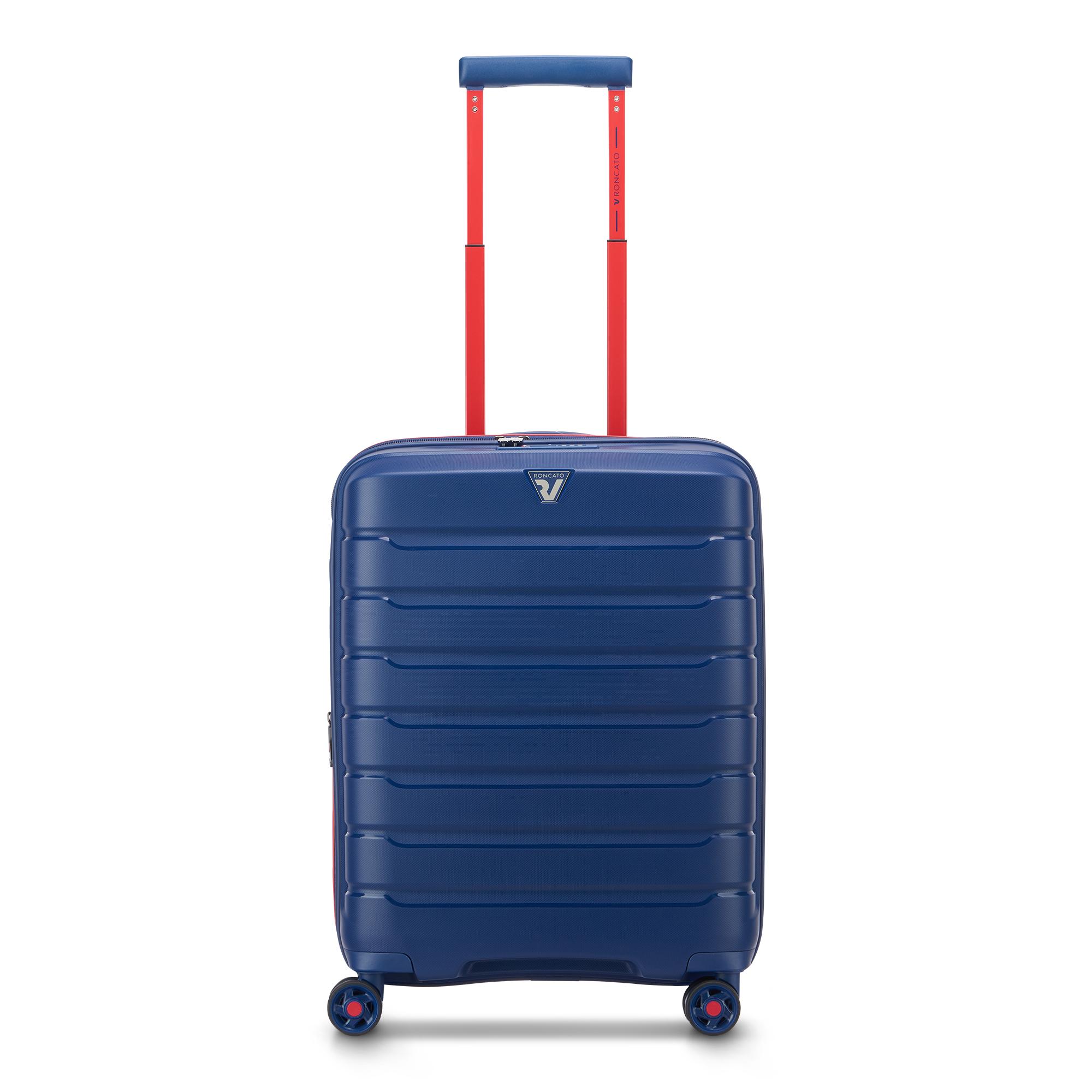 B-FLYING MOVE Trolley bagaglio a mano 55x40x20/25 cm Espandibile - Blu Oltremare