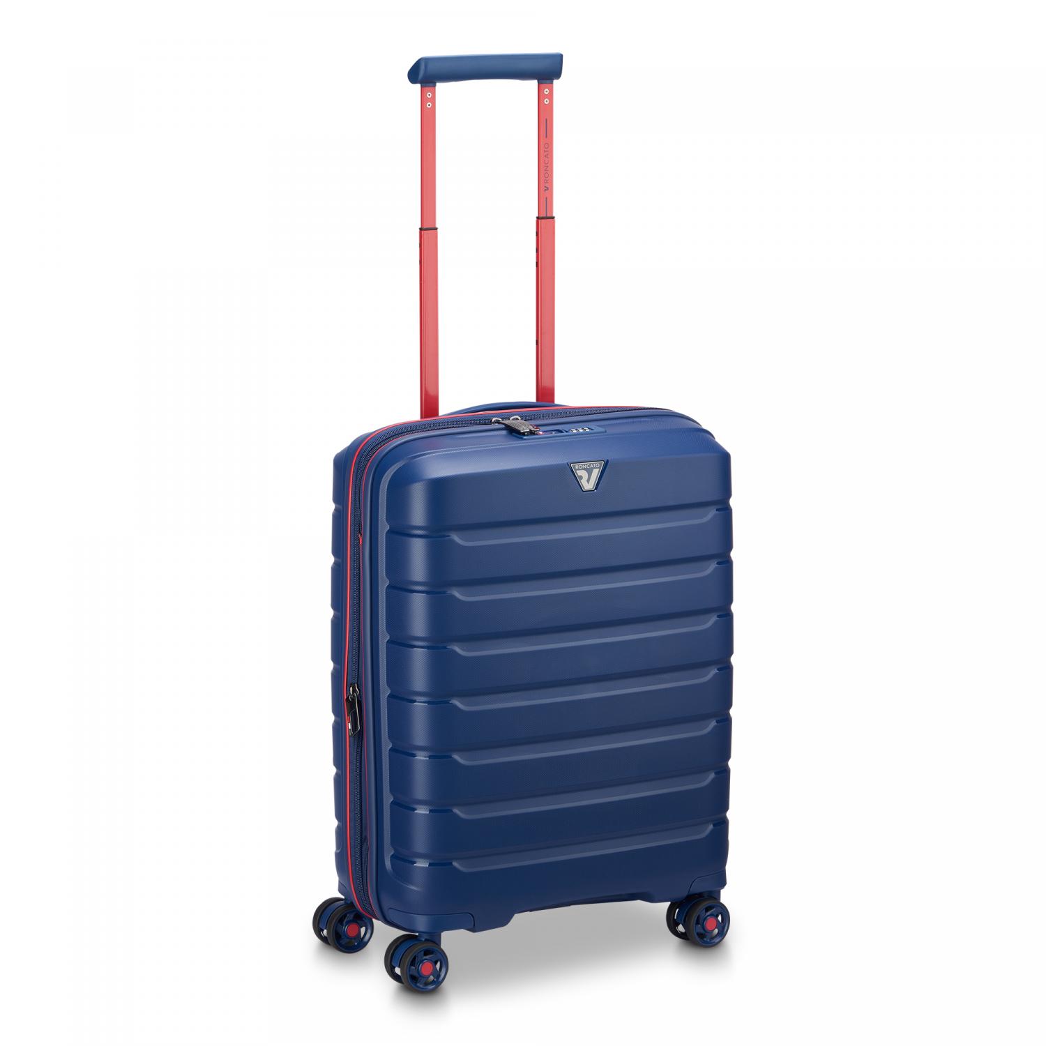 Roncato B-flying Move Trolley Bagaglio A Mano 55x40x20/25 Cm Espandibile - Blu Oltremare