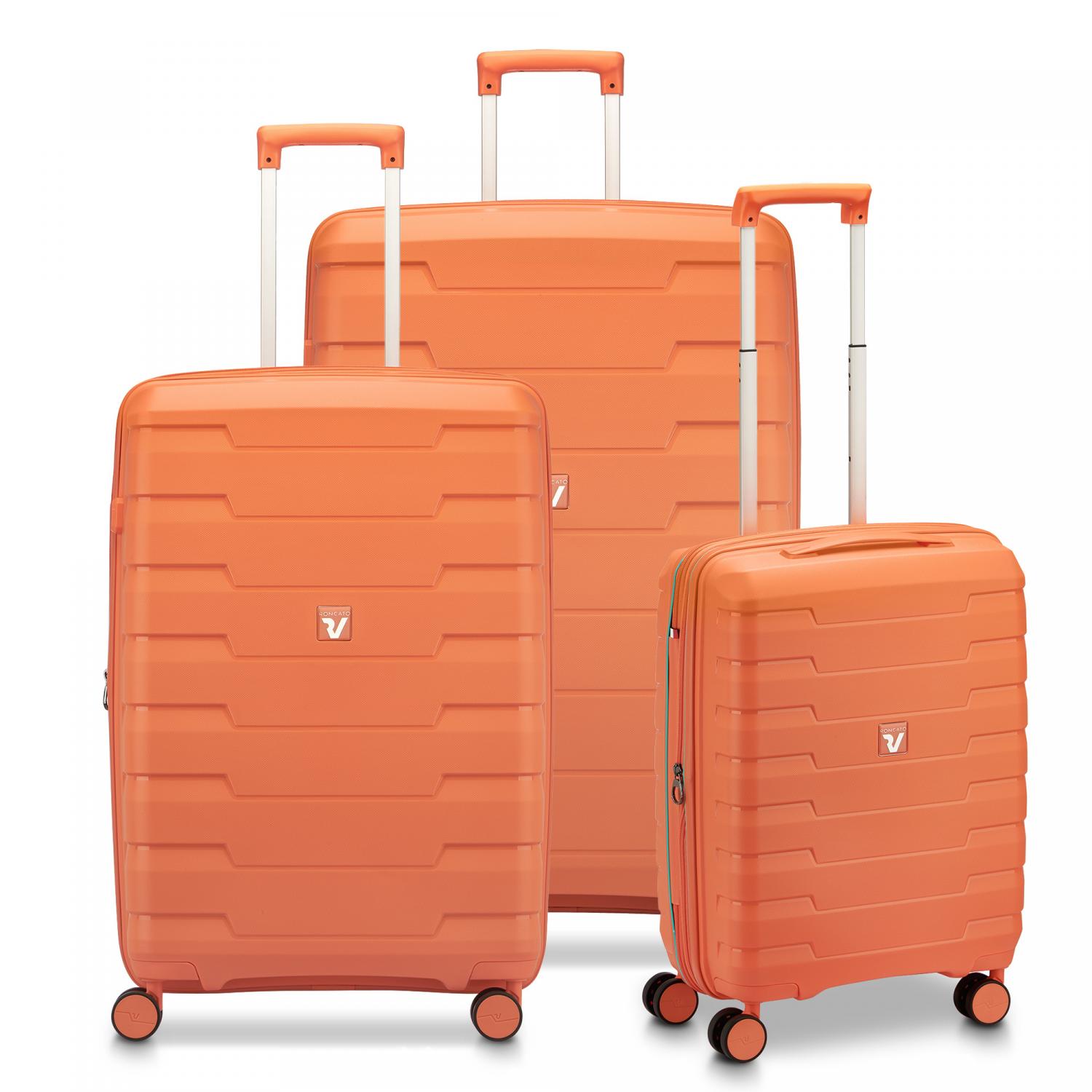 Roncato Skyline 2.0 Set Valigie (grande, Medio, Cabina) - Mango