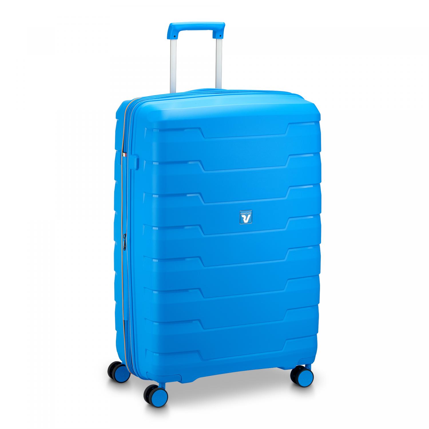 Roncato Skyline 2.0 Trolley Grande 79 Cm Espandibile - Azzurro