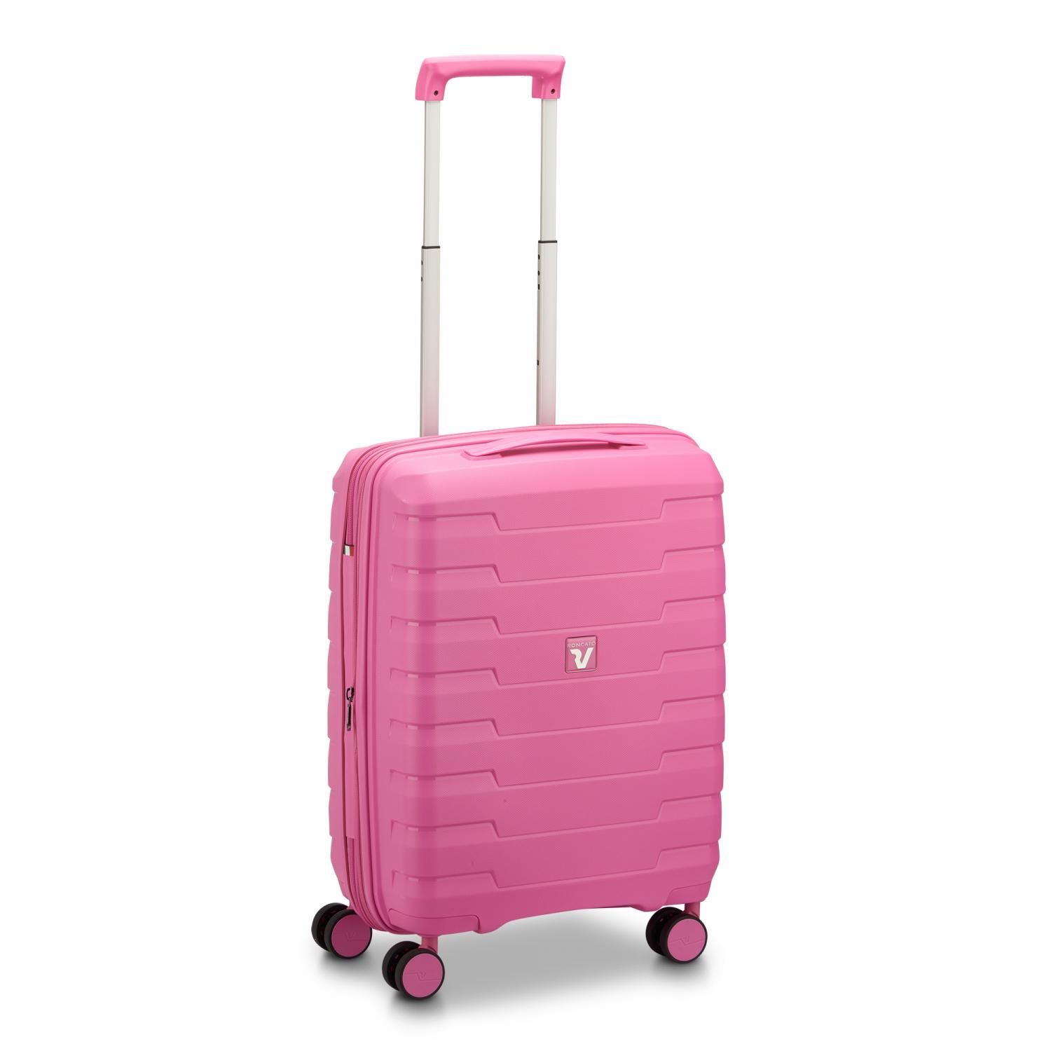 Roncato Skyline 2.0 Trolley Bagaglio A Mano 55x40x20/25 Cm Espandibile - Rosa
