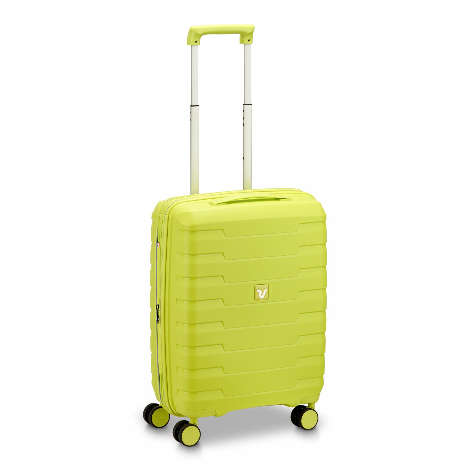 Roncato Skyline 2.0 Trolley Bagaglio A Mano 55x40x20/25 Cm Espandibile - Cyber Lime