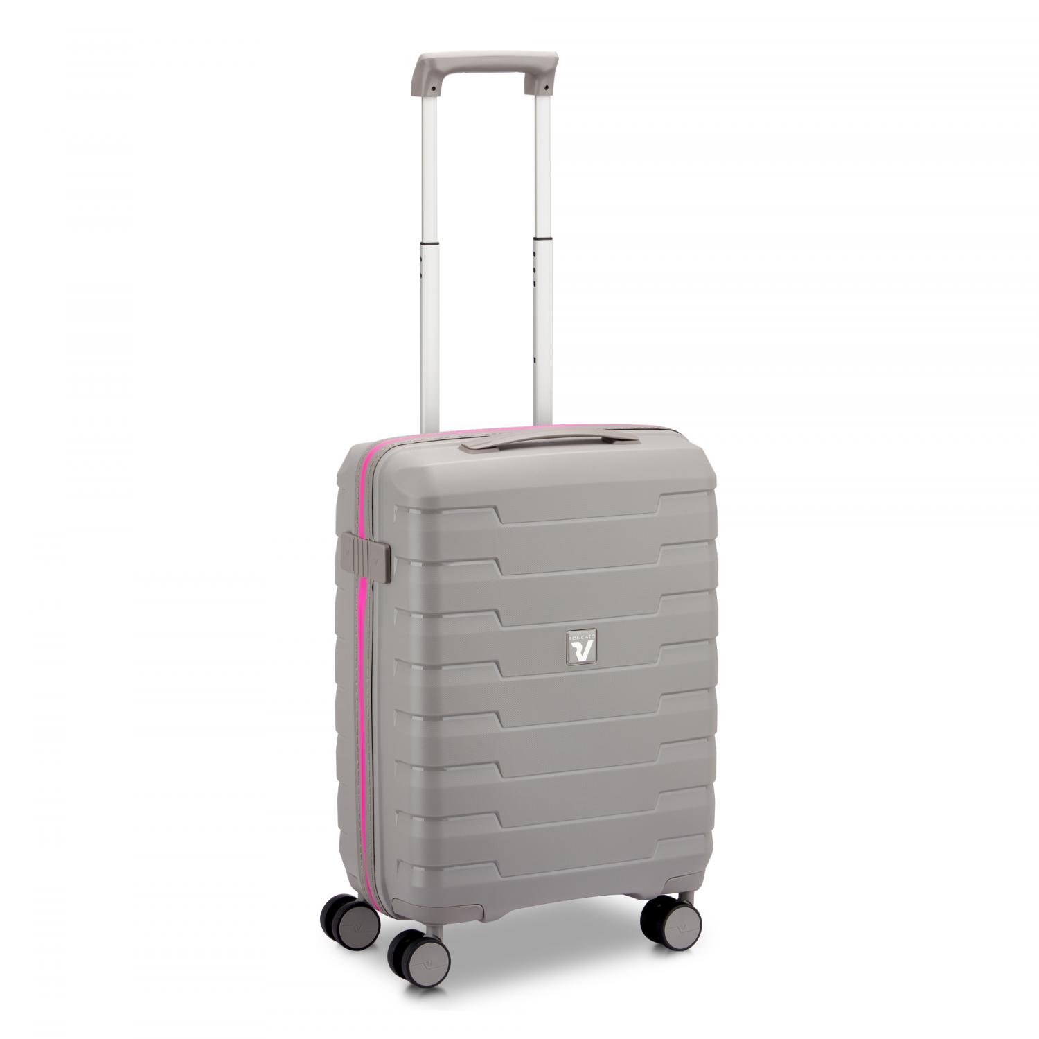 Roncato Skyline 2.0 Neon Trolley Bagaglio A Mano 55x40x20 Cm - Grigio