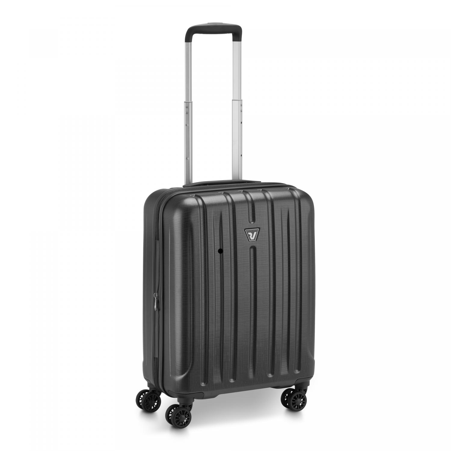 Roncato Kinetic 2.0 Trolley Bagaglio A Mano 55x40x20/25 Cm Espandibile - Nero