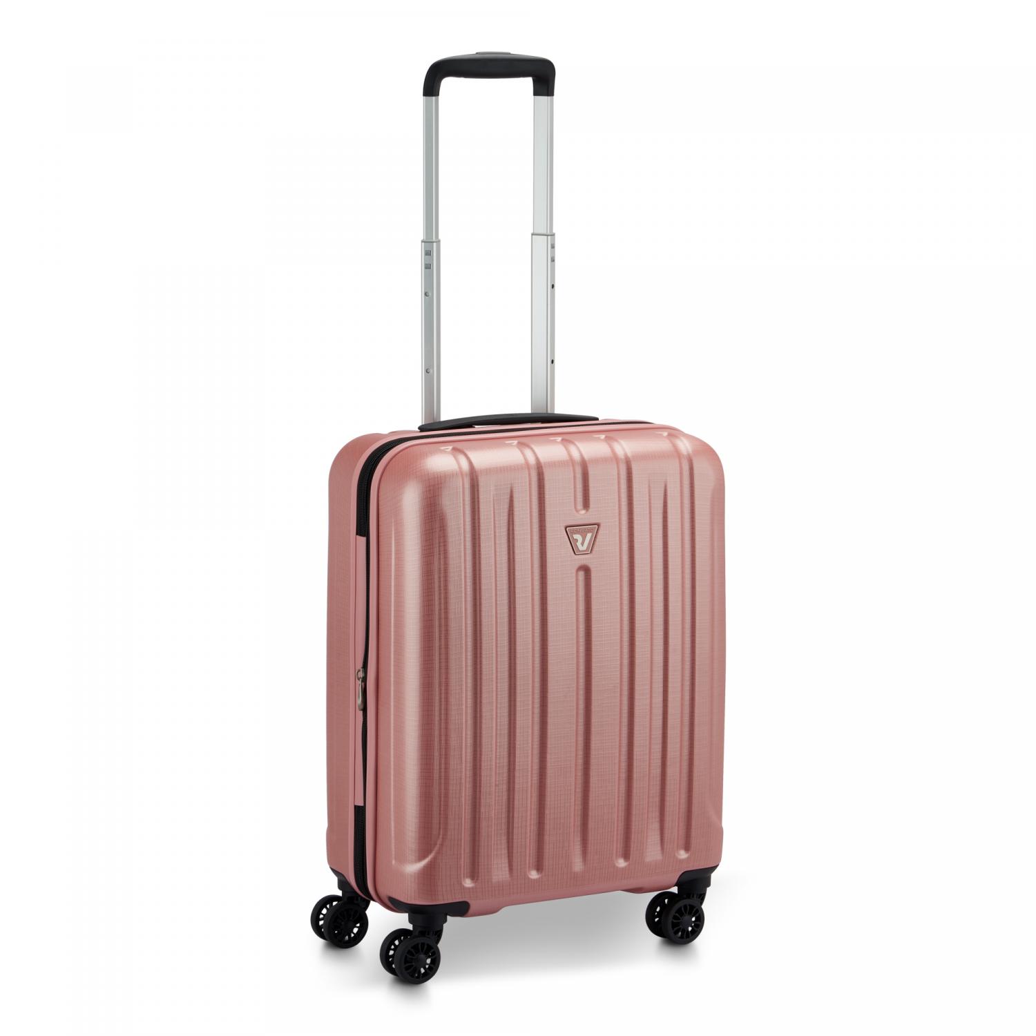 Roncato Kinetic 2.0 Trolley Bagaglio A Mano 55x40x20/25 Cm Espandibile - Rosa Antico