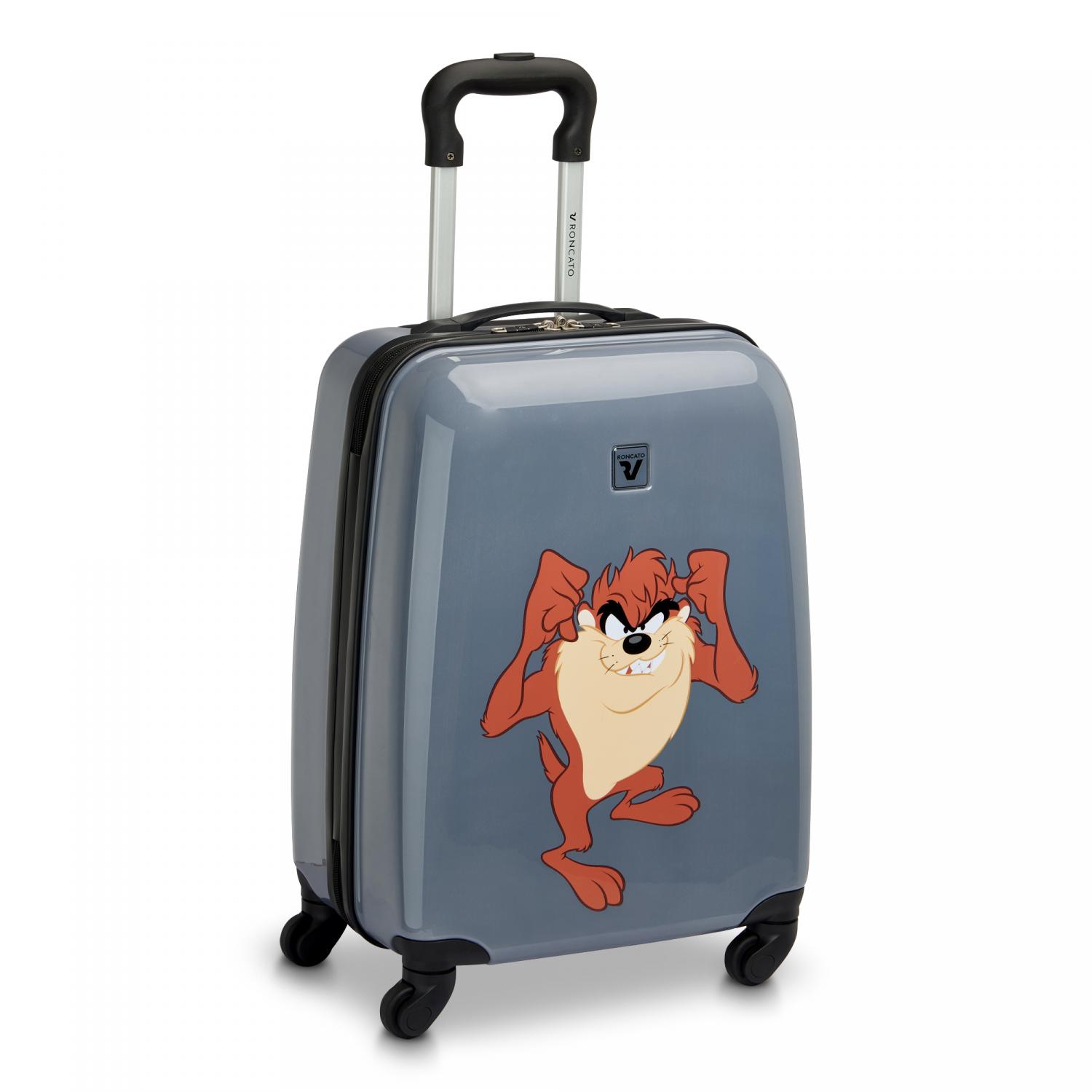Roncato Looney Tunes Trolley Bagaglio A Mano 50x36x22 Cm - Taz