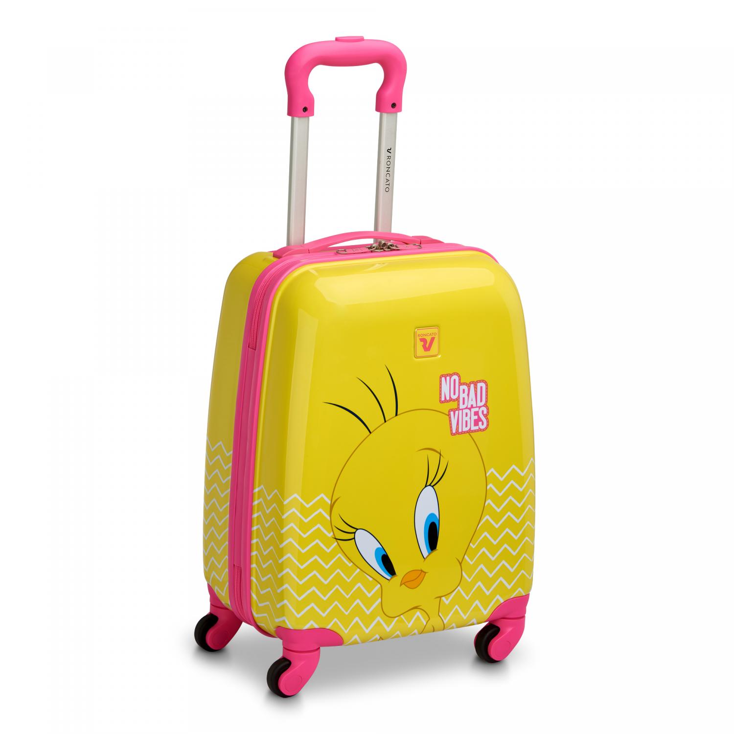 Roncato Looney Tunes Trolley Bagaglio A Mano 44x32x22 Cm - Titti