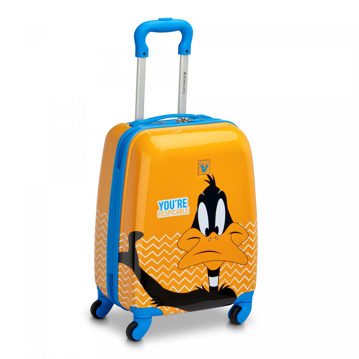 Roncato Looney Tunes Trolley Bagaglio A Mano 44x32x22 Cm - Daffy Duck
