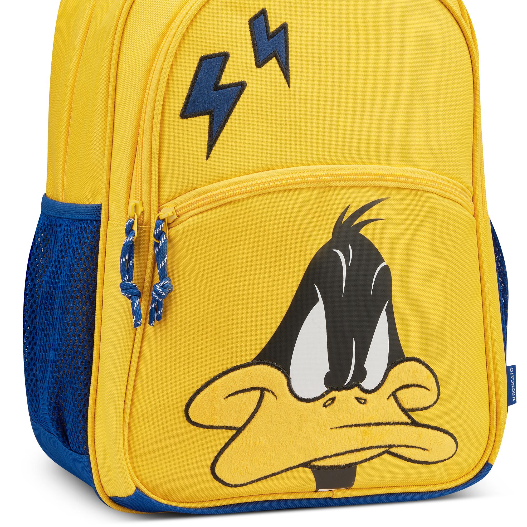 Warner Bros. Looney Tunes Character Backpack - Black and Yellow small Amazon.com: Loungefly Warner Brothers IT Raincoat Cosplay  main image 4