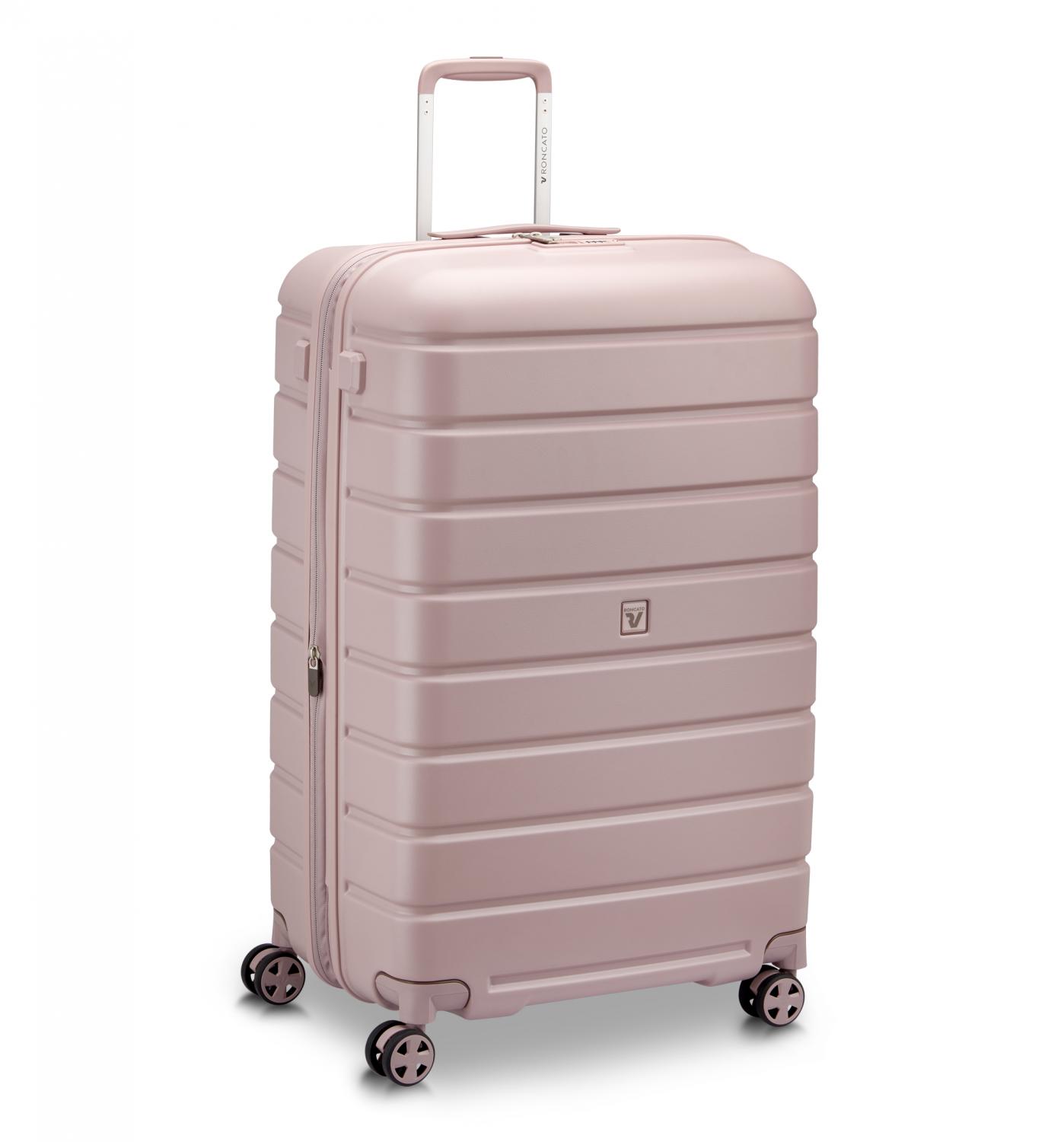 RELIFE Maleta grande 78 cm Expandible - Rosa Pastel
