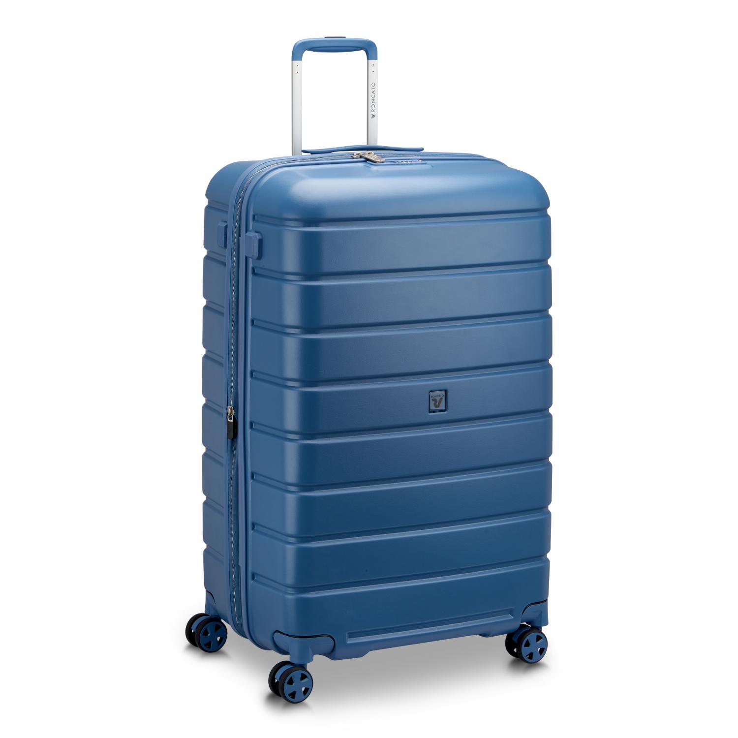 Roncato Relife Trolley Grande 78 Cm Espandibile - Blu Retrò