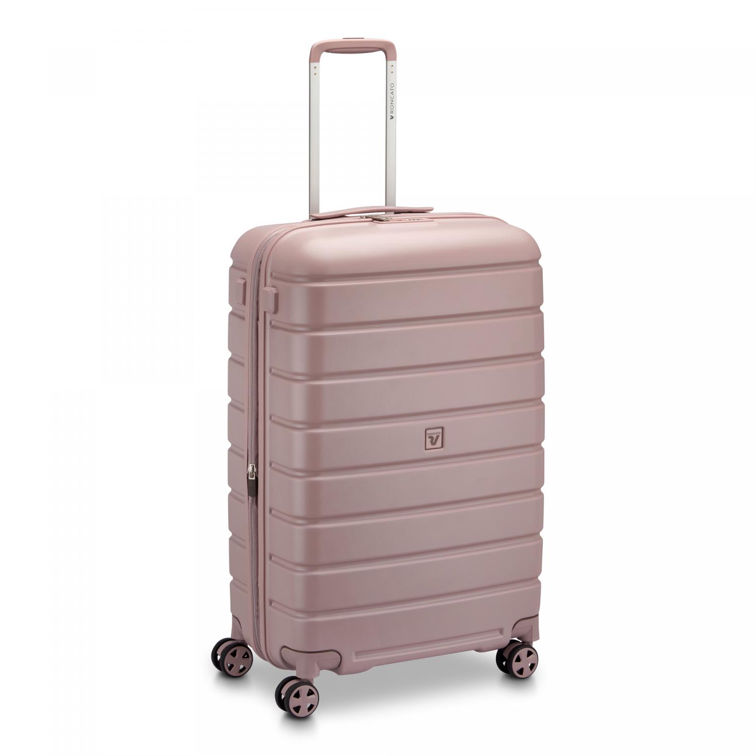 Roncato Relife Trolley Medio 73 Cm Espandibile - Rosa Pastello
