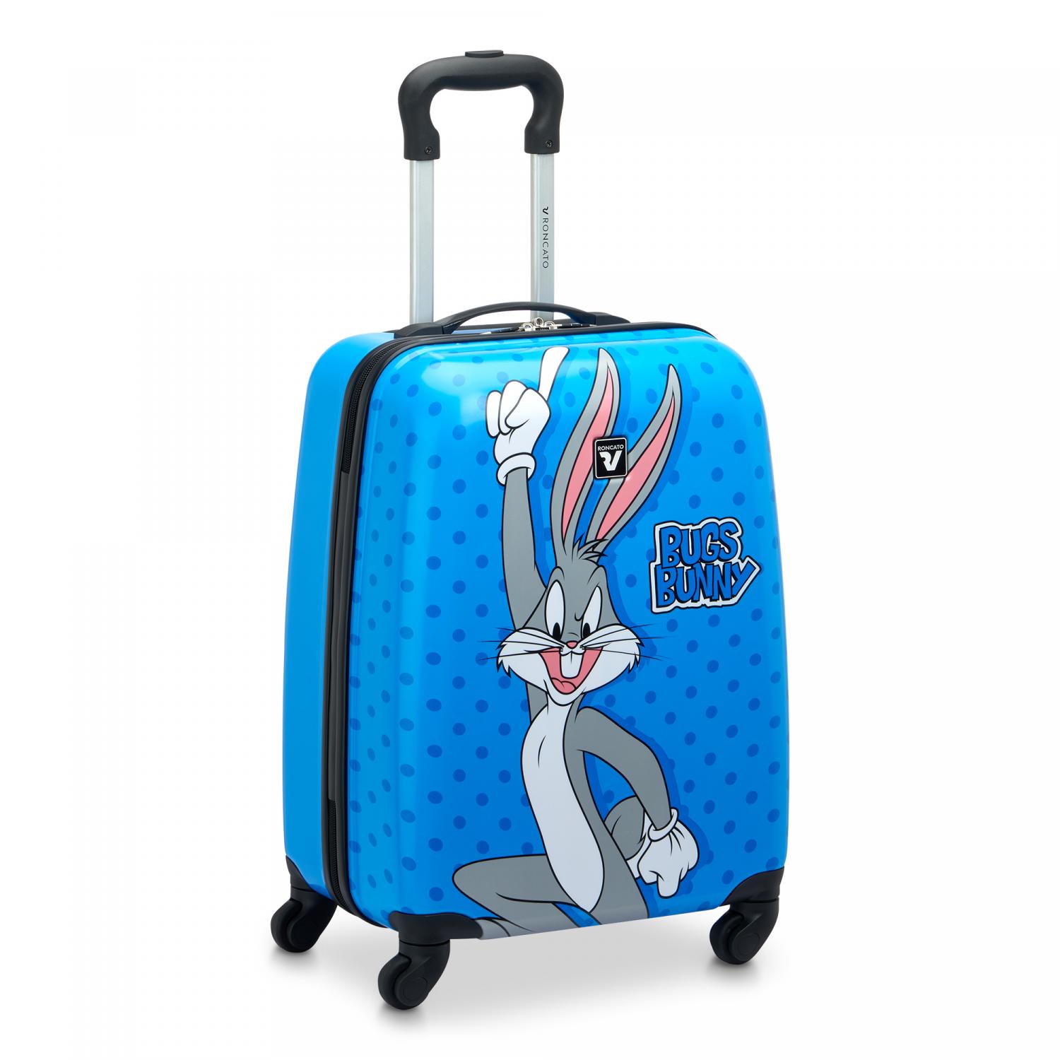 Roncato Looney Tunes Dlx Trolley Bagaglio A Mano 50x36x22 Cm - Bugs Bunny
