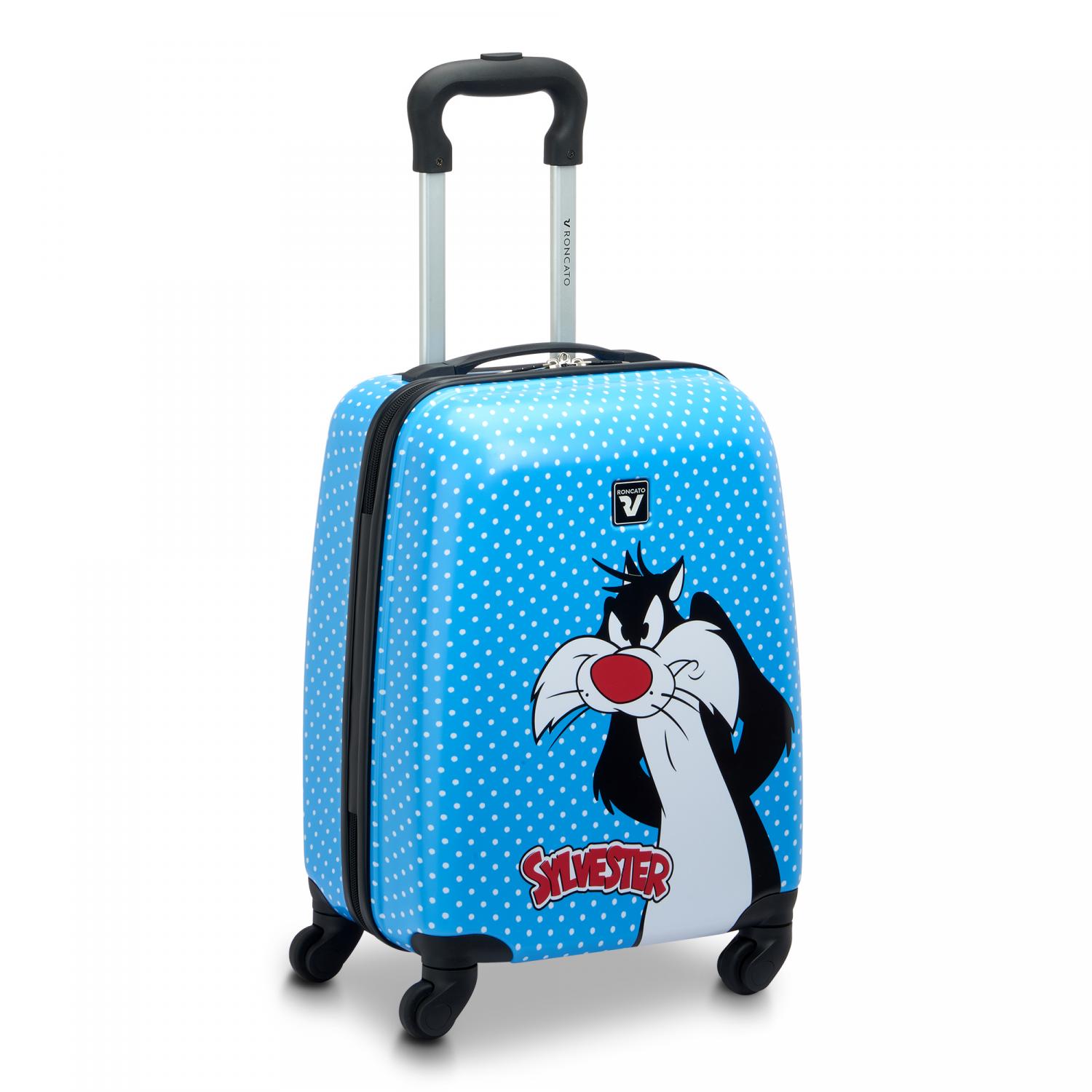 Roncato Looney Tunes Dlx Trolley Bagaglio A Mano 44x31x22 Cm - Silvestro