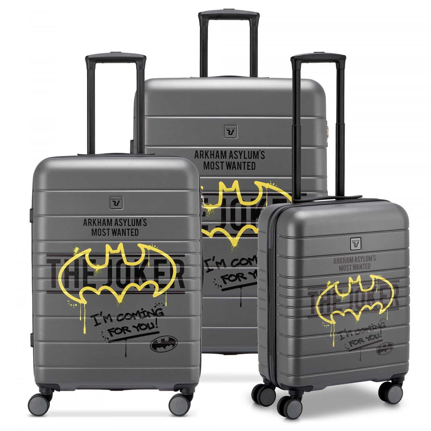 WARNER DC SET VALIGIE (Grande, Medio, Cabina) - Batman