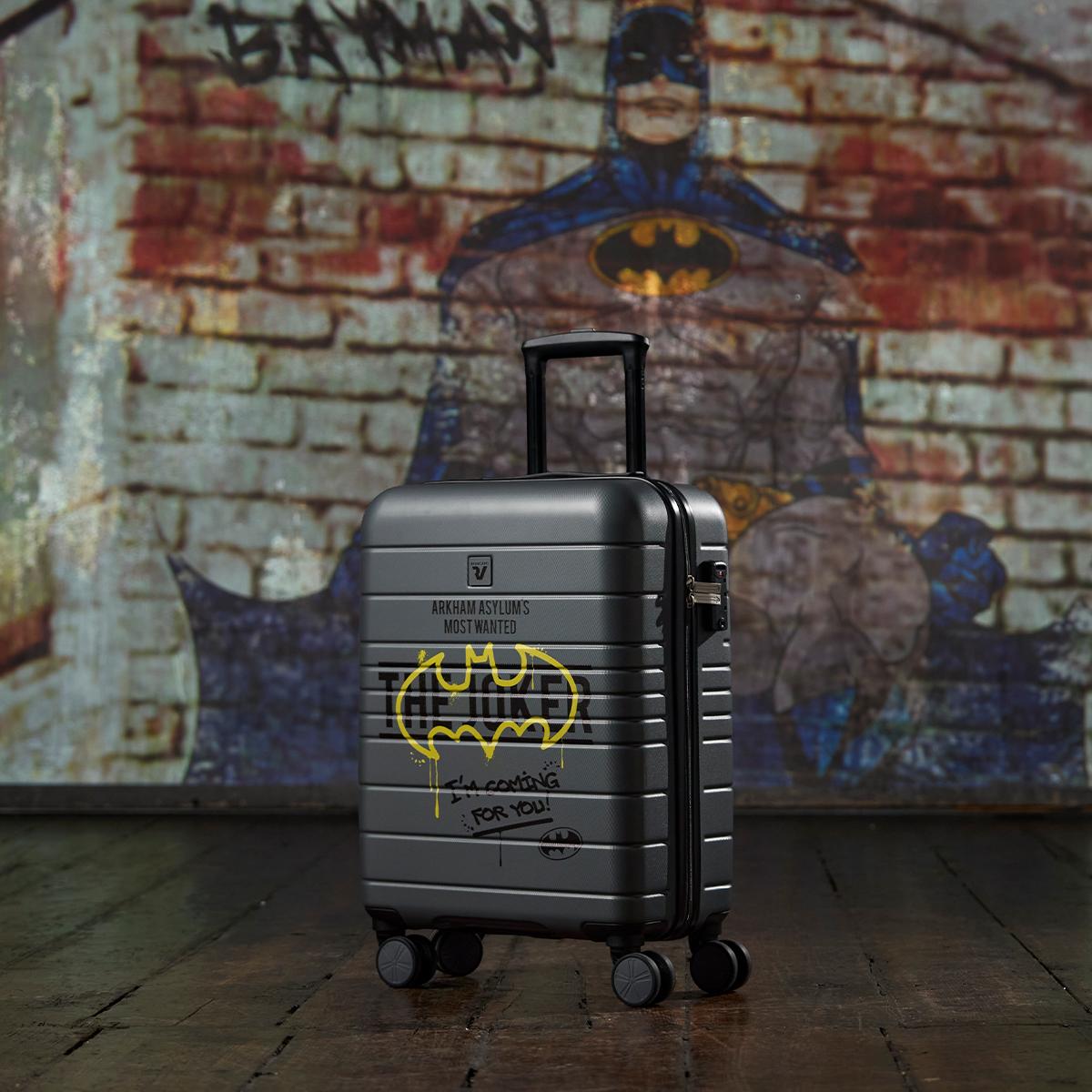 WARNER DC Trolley bagaglio a mano 55x40x20 cm - Batman