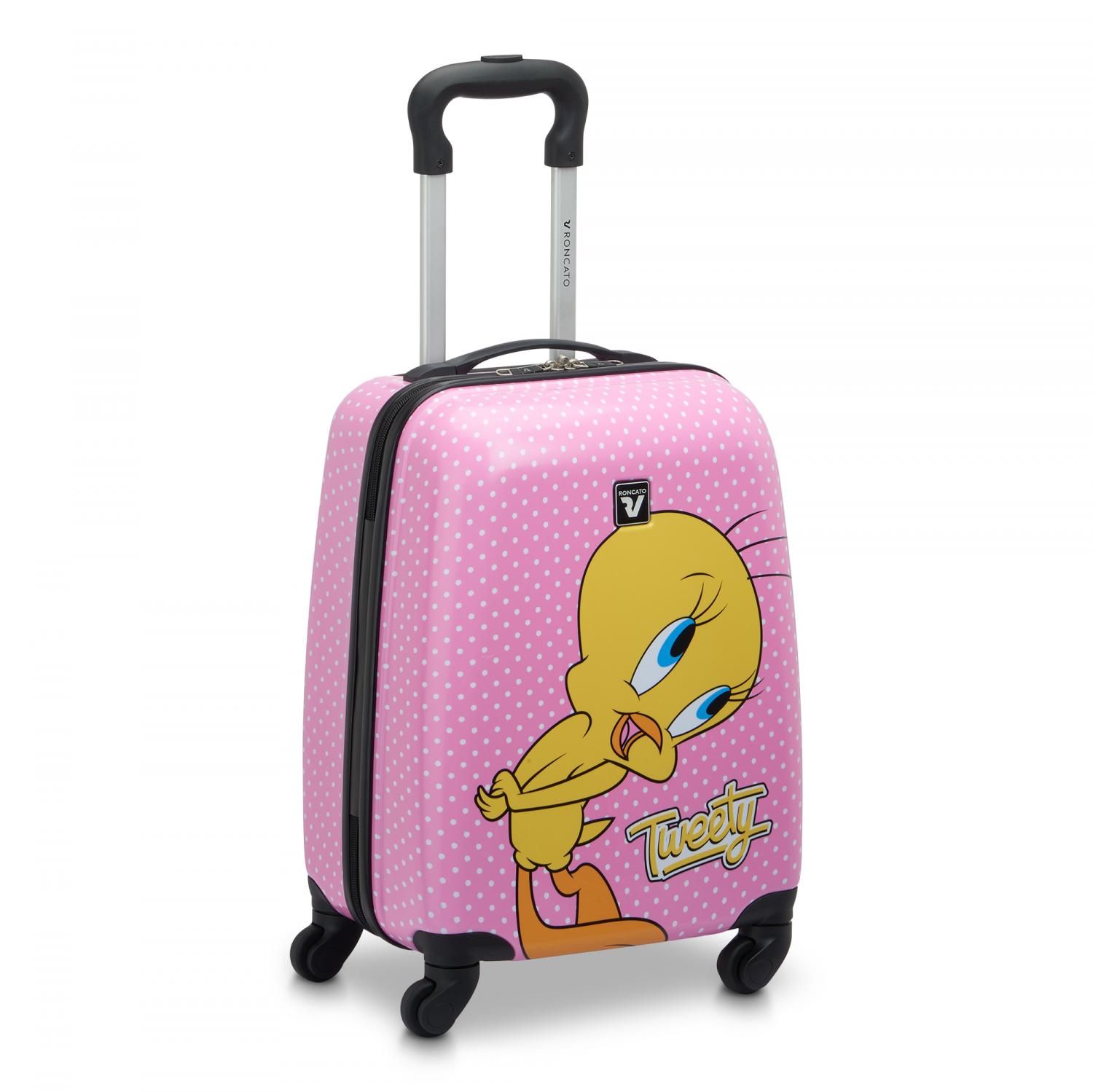 Roncato Looney Tunes Dlx Trolley Bagaglio A Mano 44x31x22 Cm - Tweety