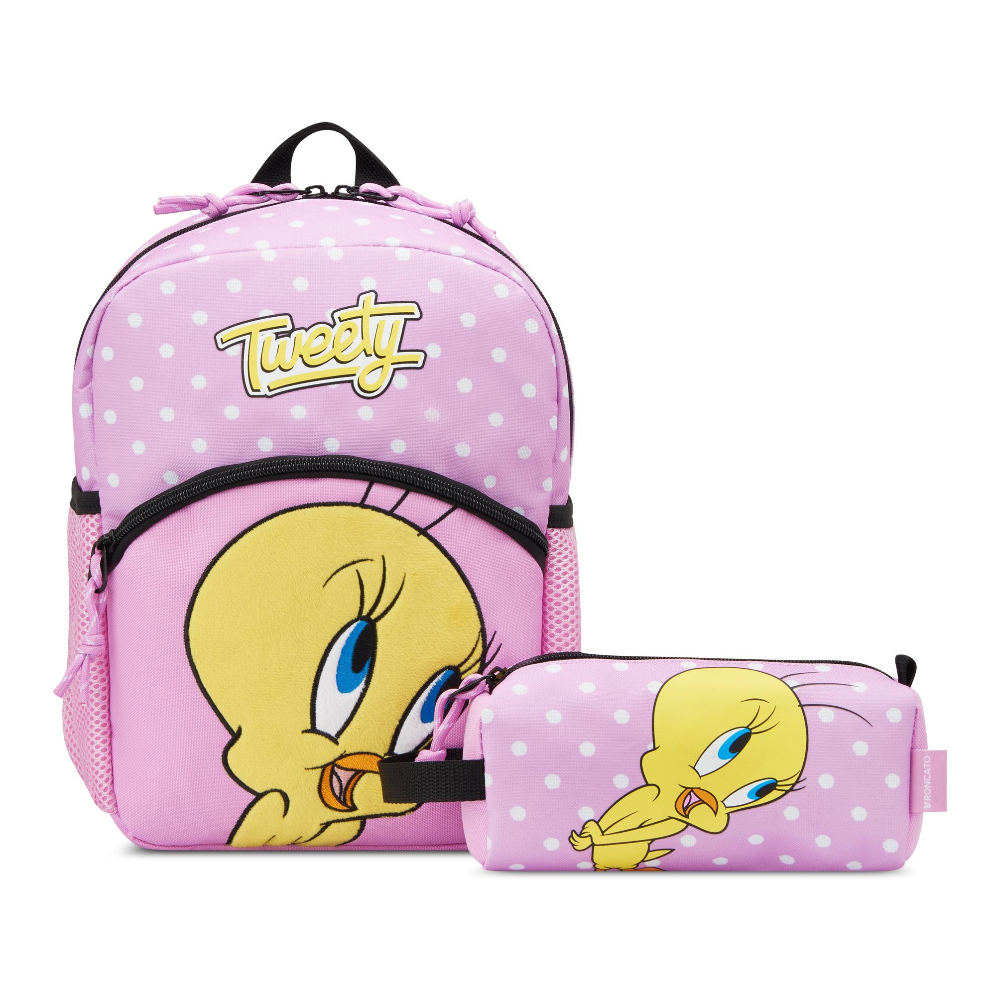 Kids Backpack Looney Tunes Dlx Cm. 32x24x12 Tweety | RV Roncato NL