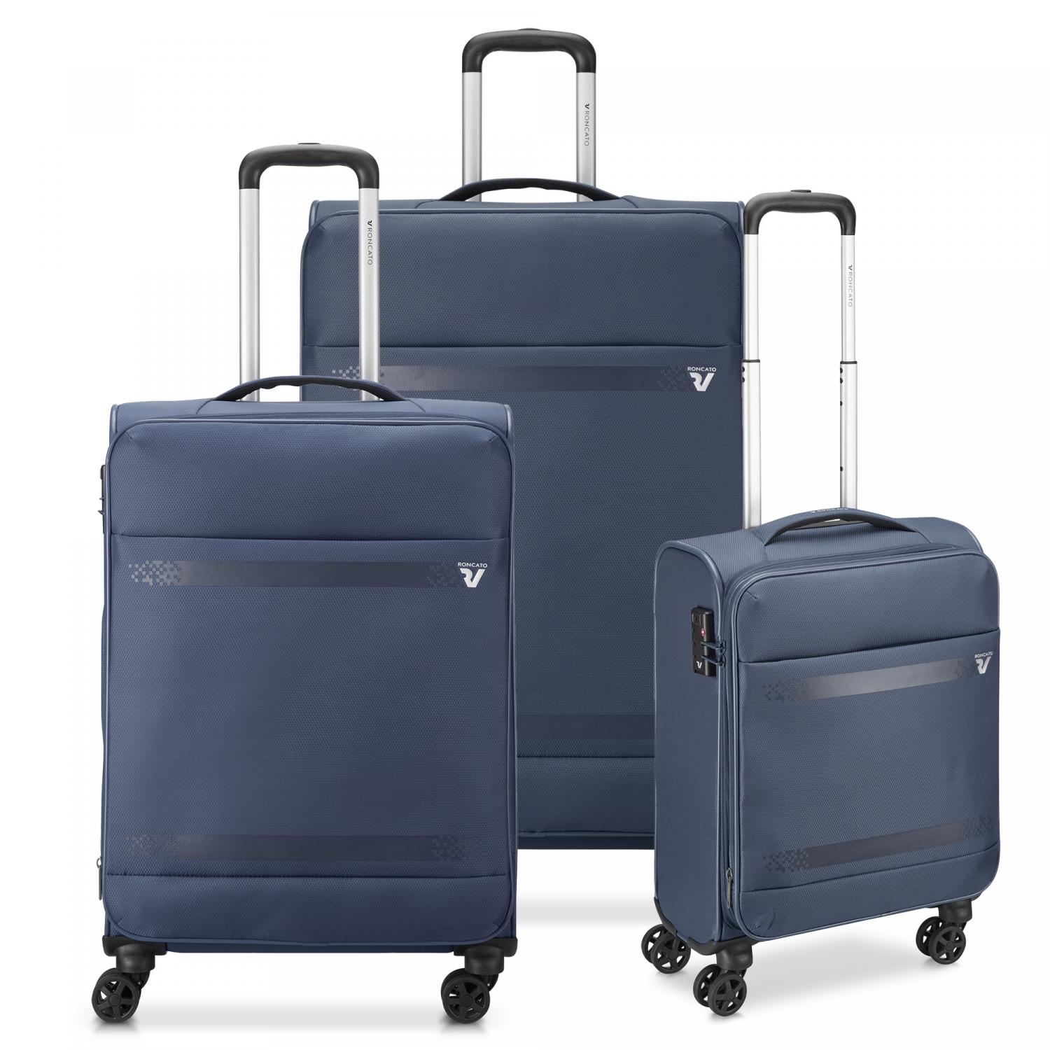 JAZZ 4.0 SET VALIGIE (Grande, Medio, Cabina) - Blu Notte