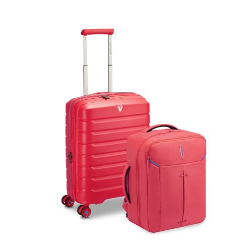 Zaino Bagaglio A Mano 40x20x25 Ryanair - Porta PC 14,4", Multi Scomparti, Rosso - Per Viaggi E Scuola - Foto 6