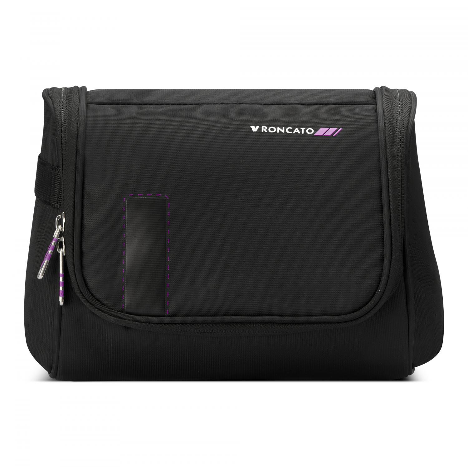 SPEED Necessaire 26x18x15 cm - Black/Cyclamen