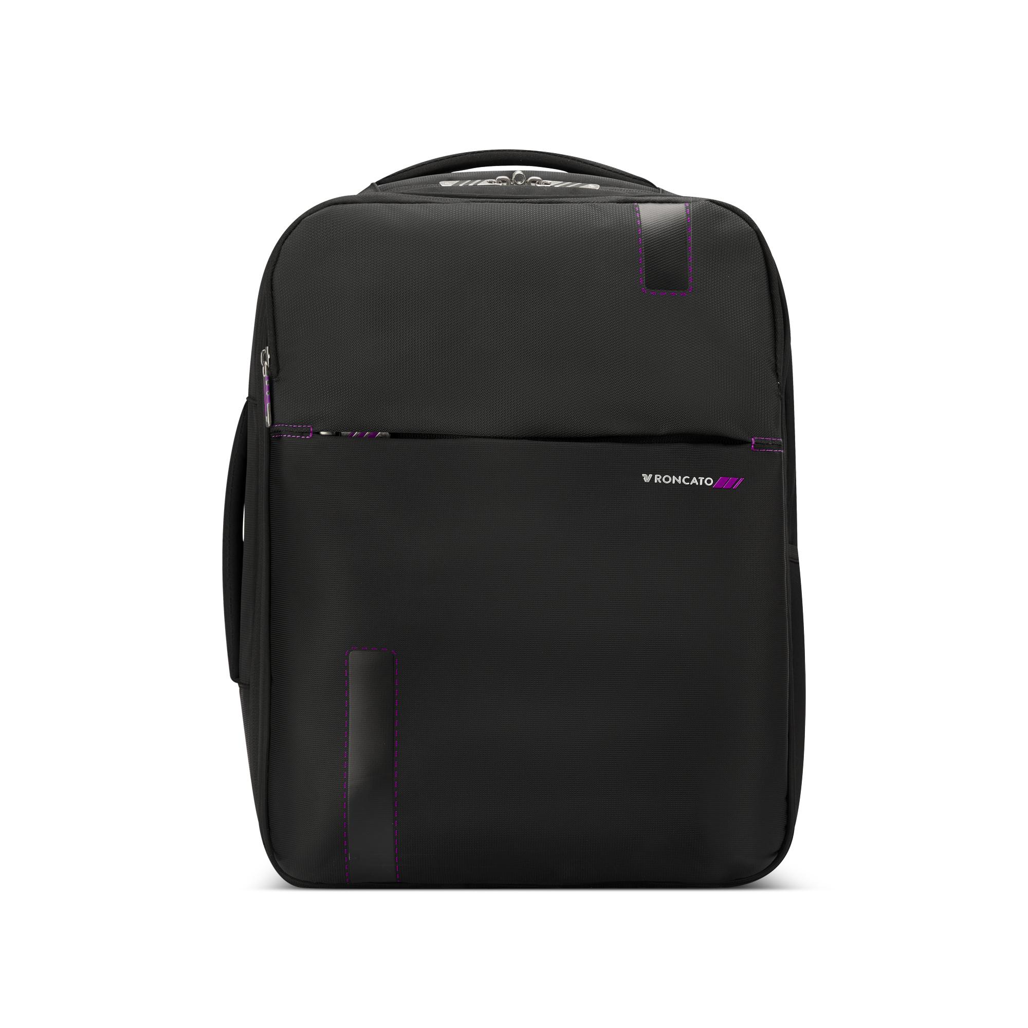 SPEED Wizzair Mochila viaje 40x30x20 cm - Noir/Ciclamen