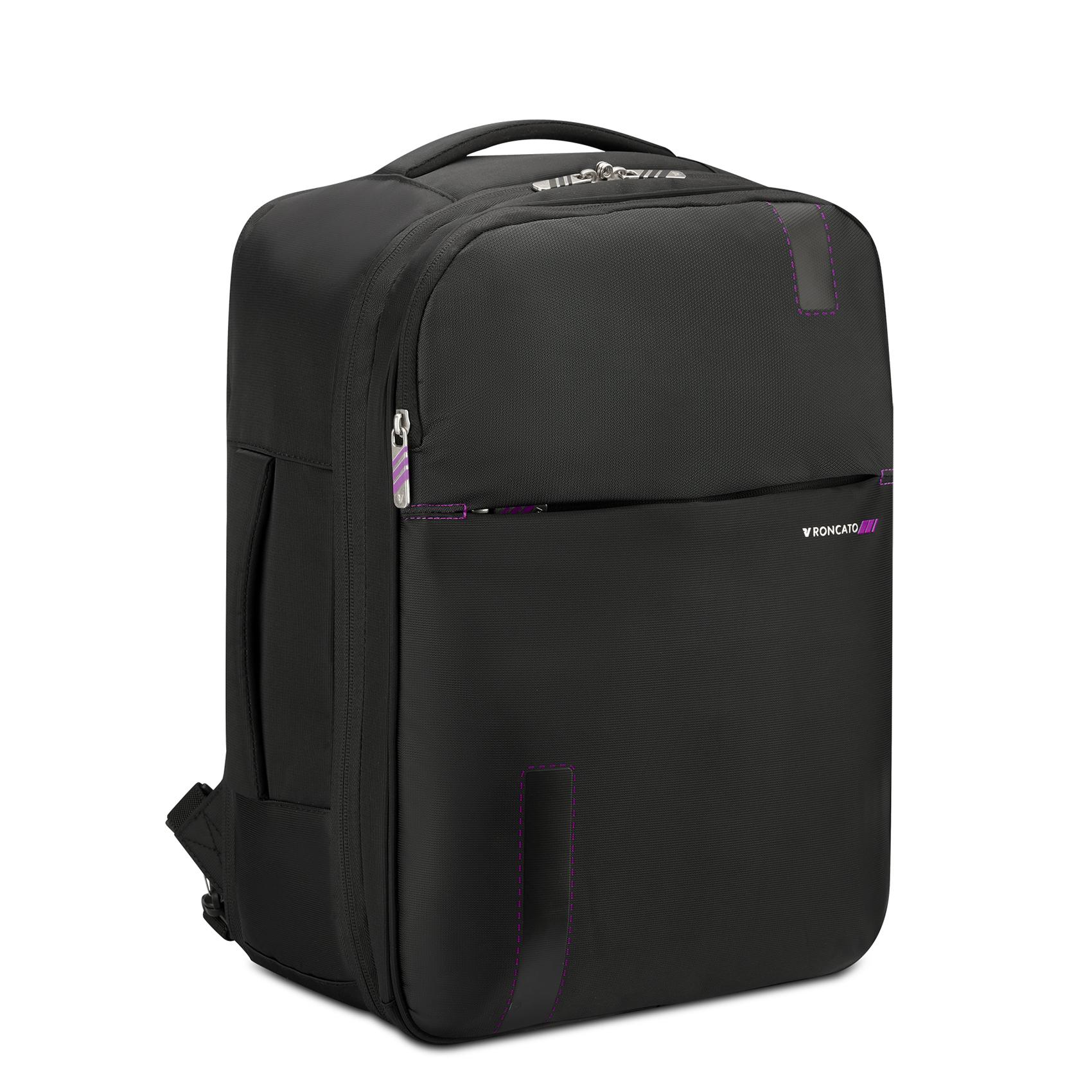 SPEED Wizzair Mochila viaje 40x30x20 cm - Noir/Ciclamen