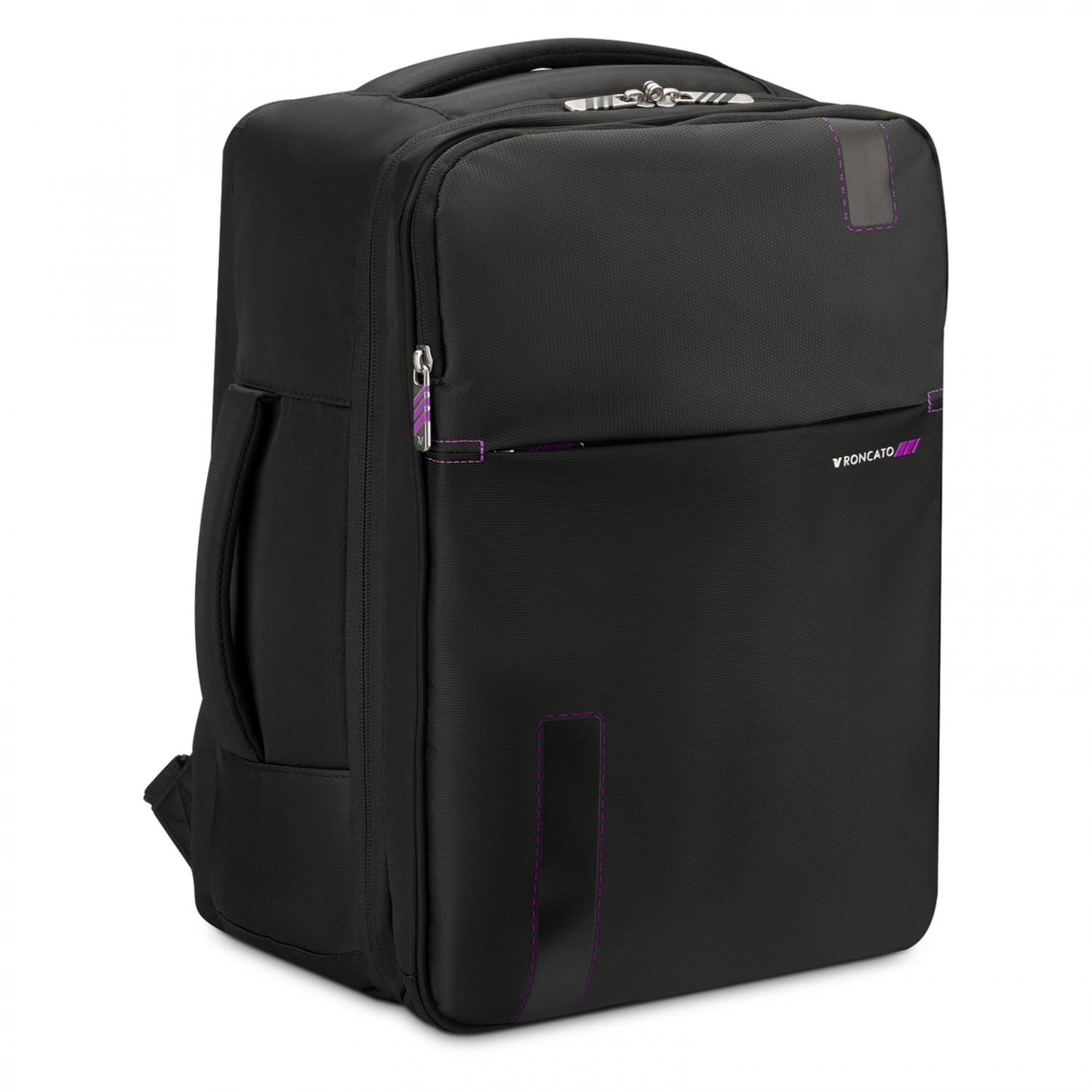 SPEED Ryanair Mochila viaje 40x25x20 cm - Noir/Ciclamen